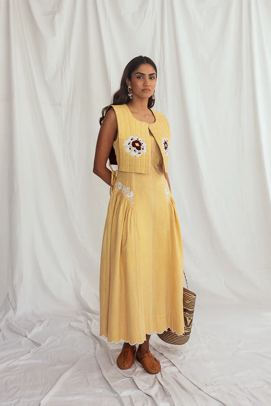 Aamras Handloom Day Dress - Image 4