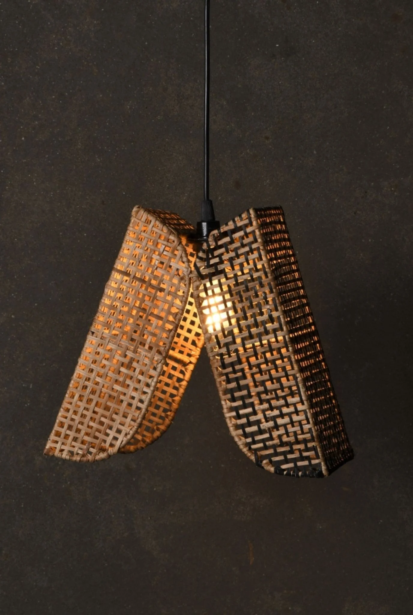 Akito Cane Pendant Lamp (Shipping Only In India)