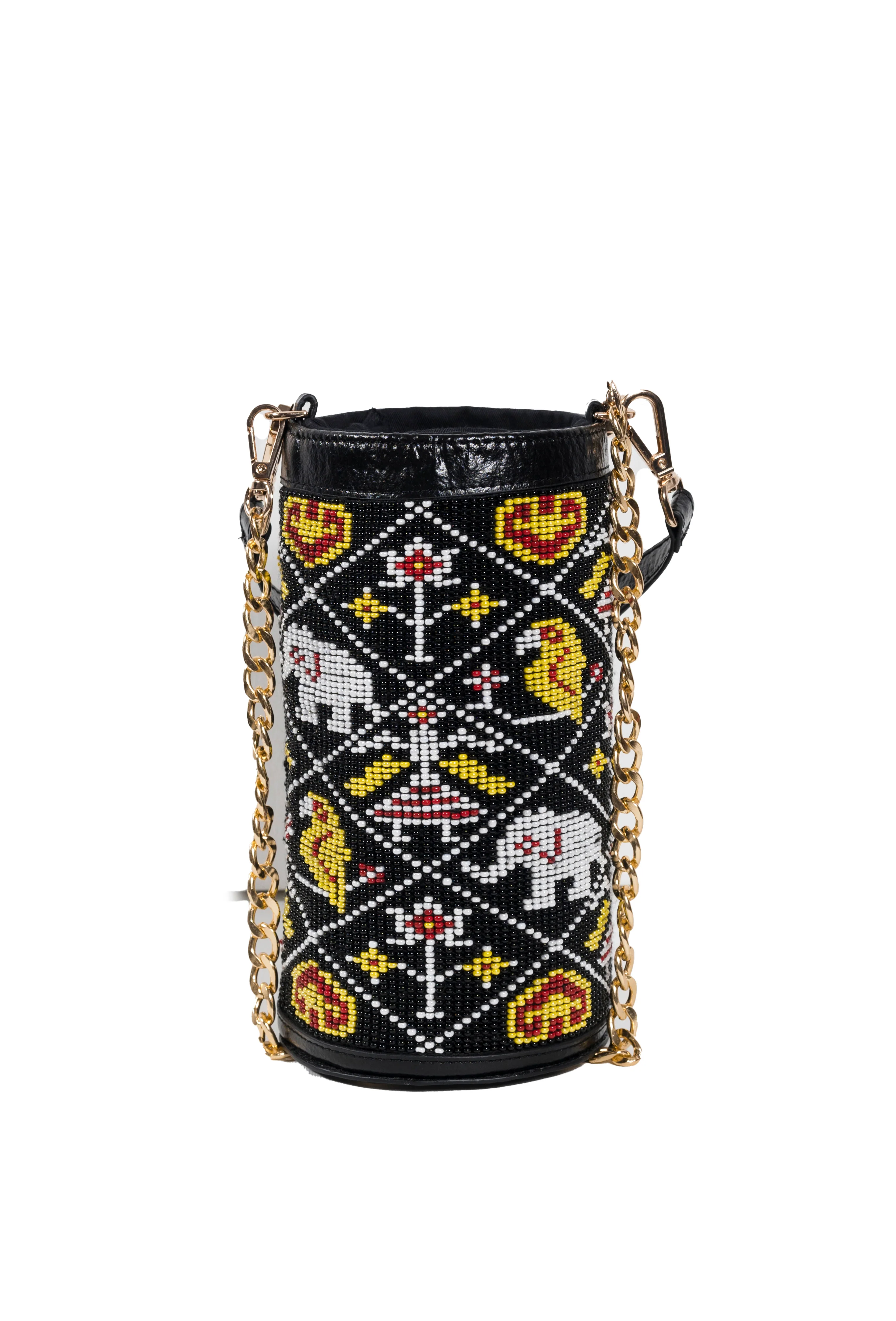 Amara Patola Bucket Bag - Black - Image 3