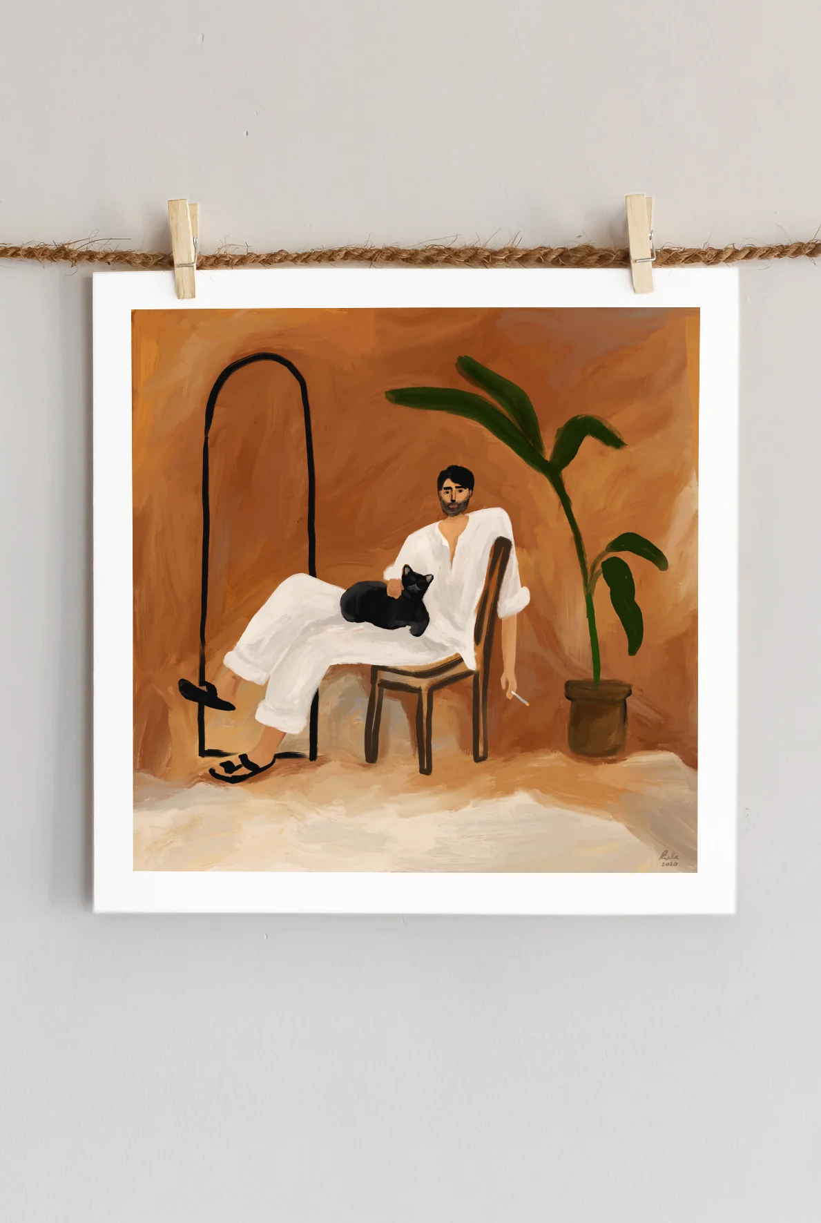Artist's Portrait Art Print