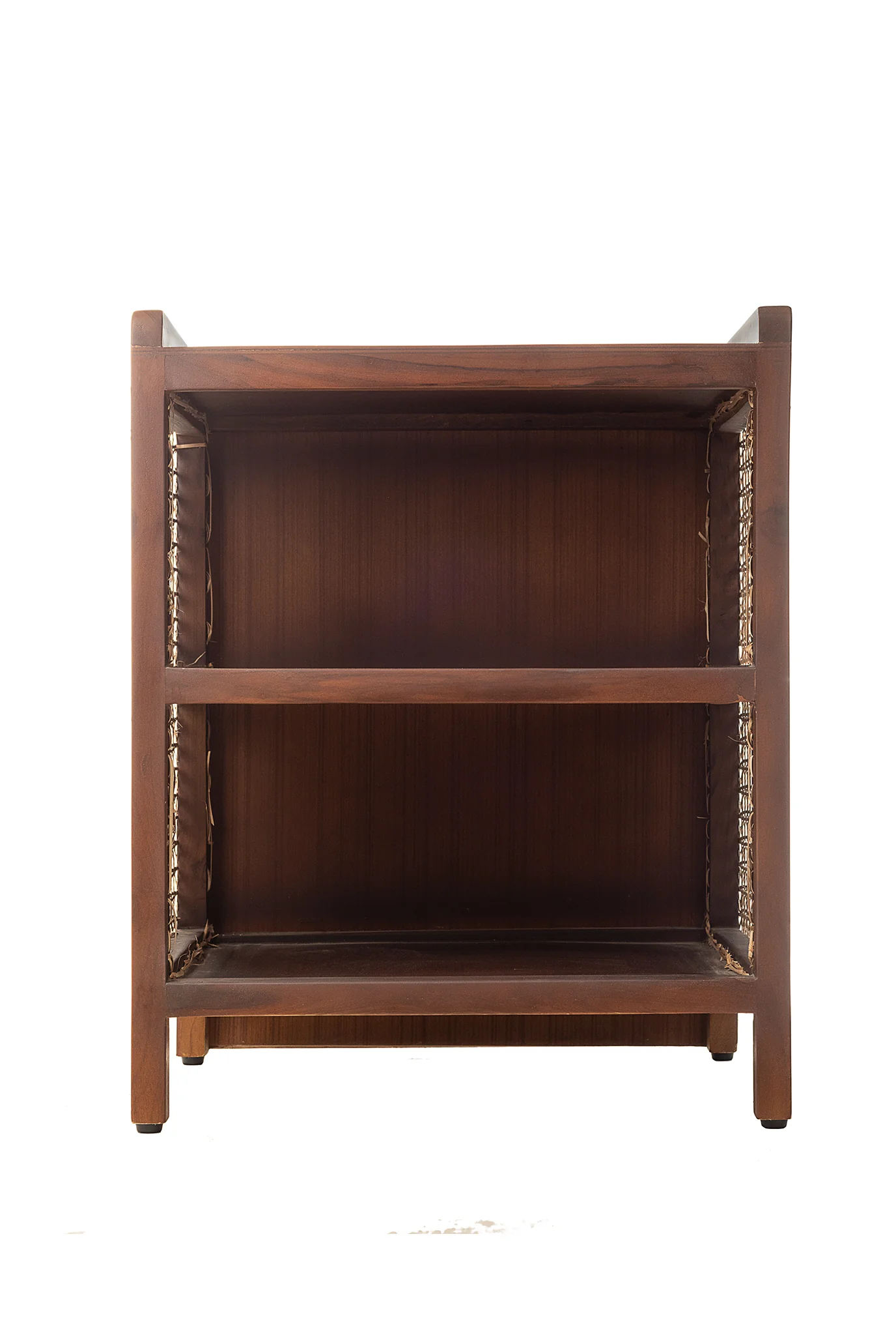 Asbury Brown Cane Side Table - Image 5
