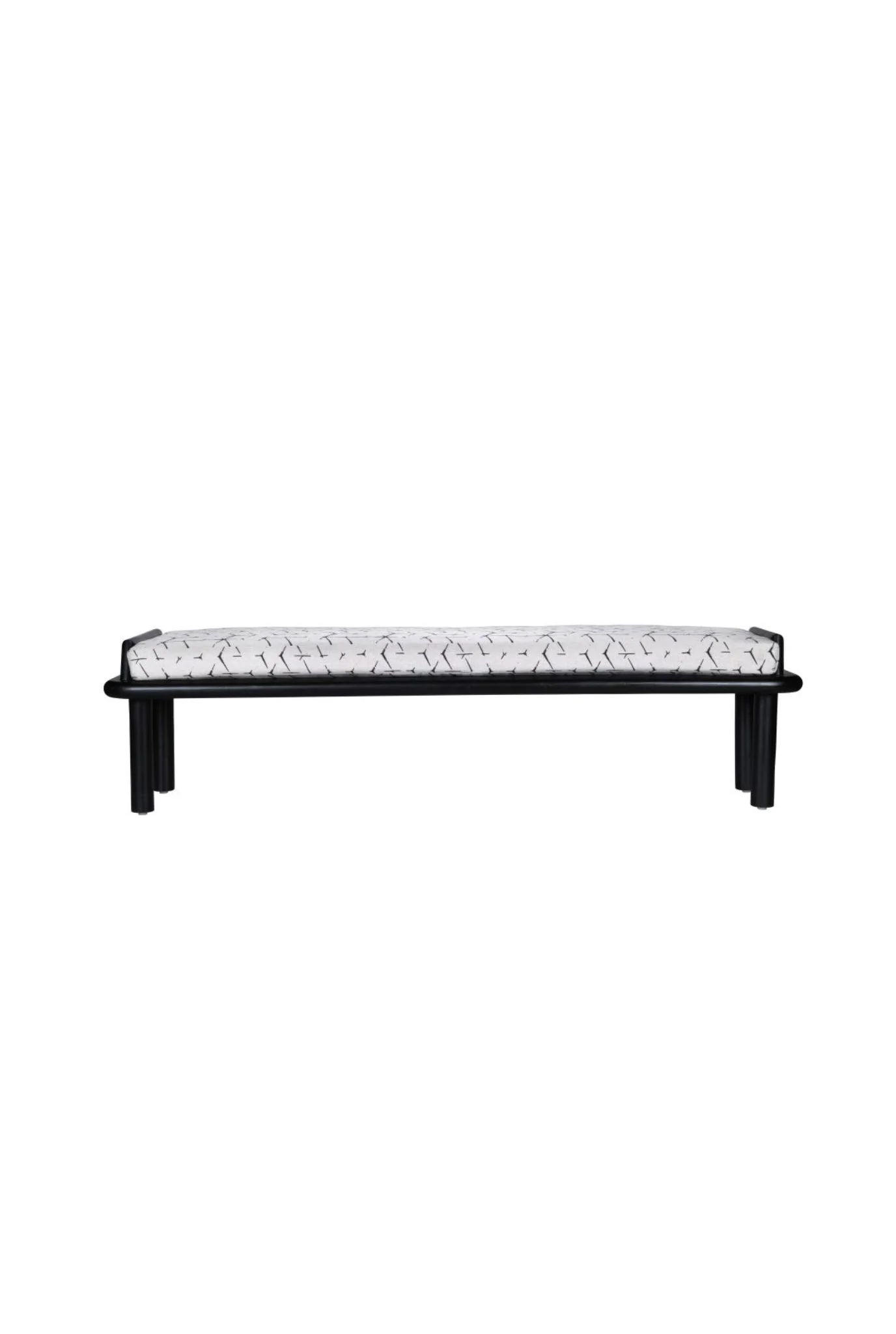 Asiago Teakwood Upholstered Bench (Shipping Only In India) - Image 2