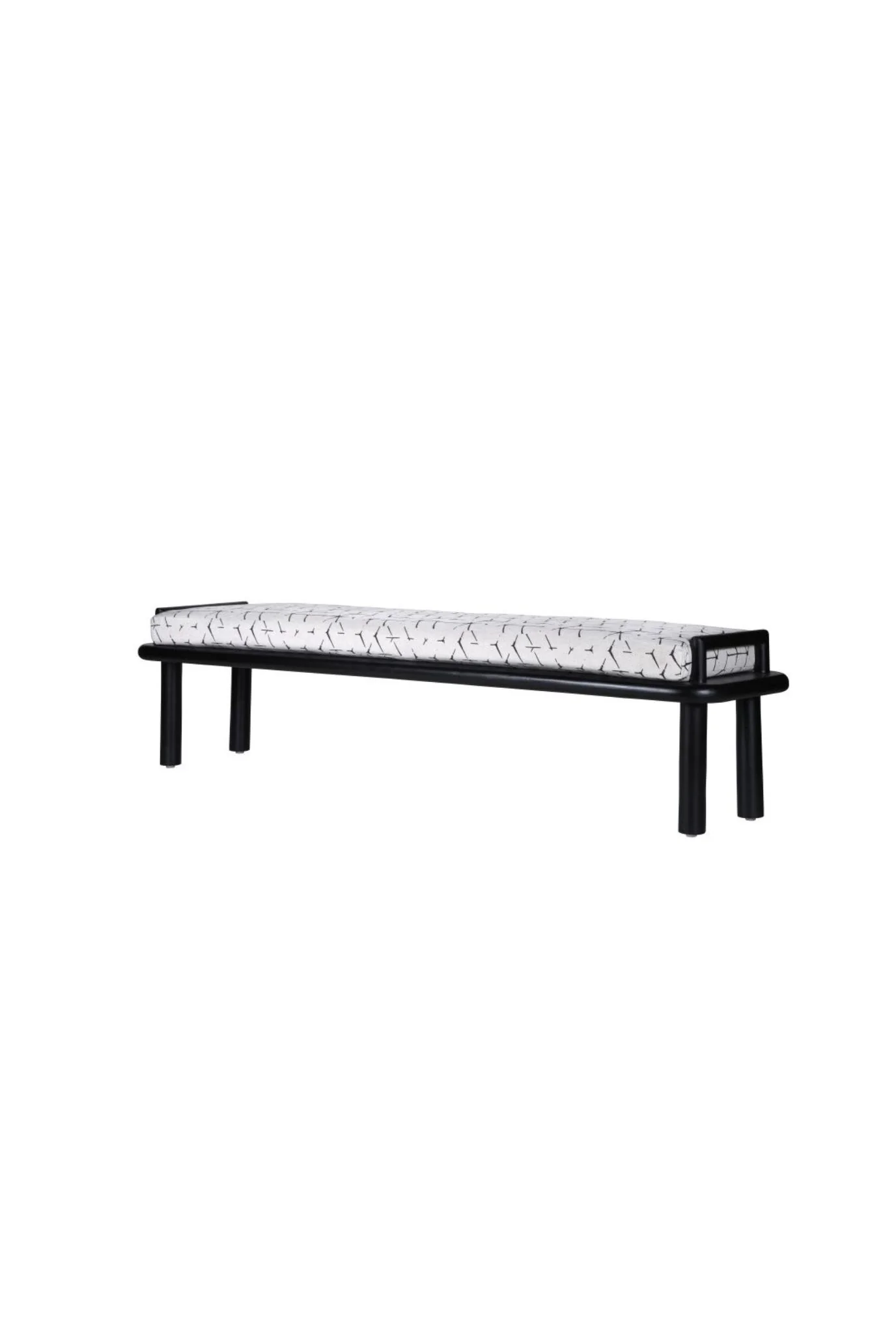 Asiago Teakwood Upholstered Bench (Shipping Only In India) - Image 3