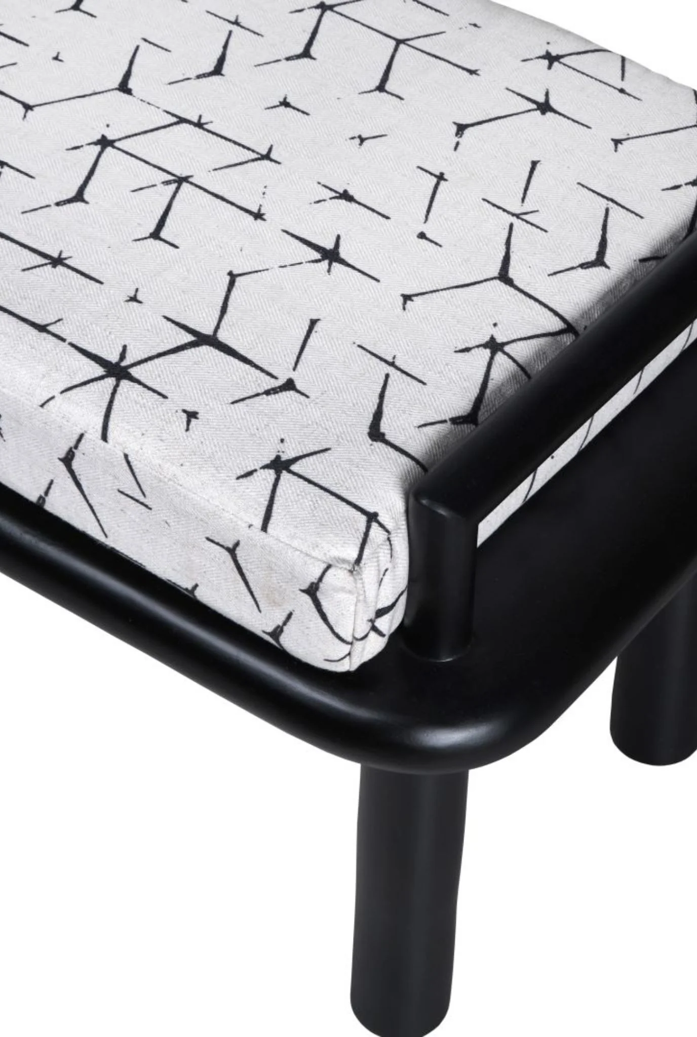 Asiago Teakwood Upholstered Bench (Shipping Only In India) - Image 4