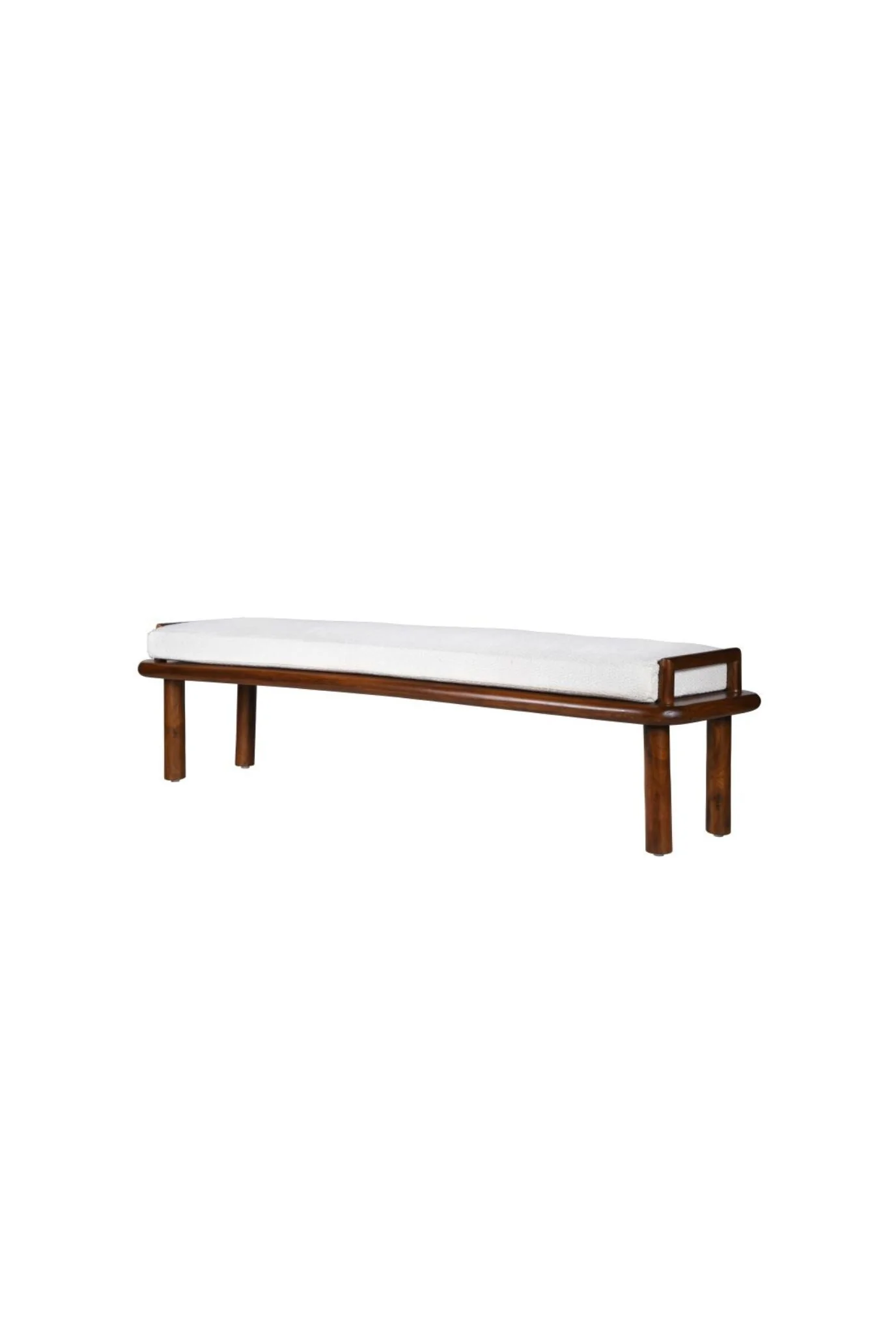 Asiago Teakwood Upholstered Bench (Shipping Only In India) - Image 6