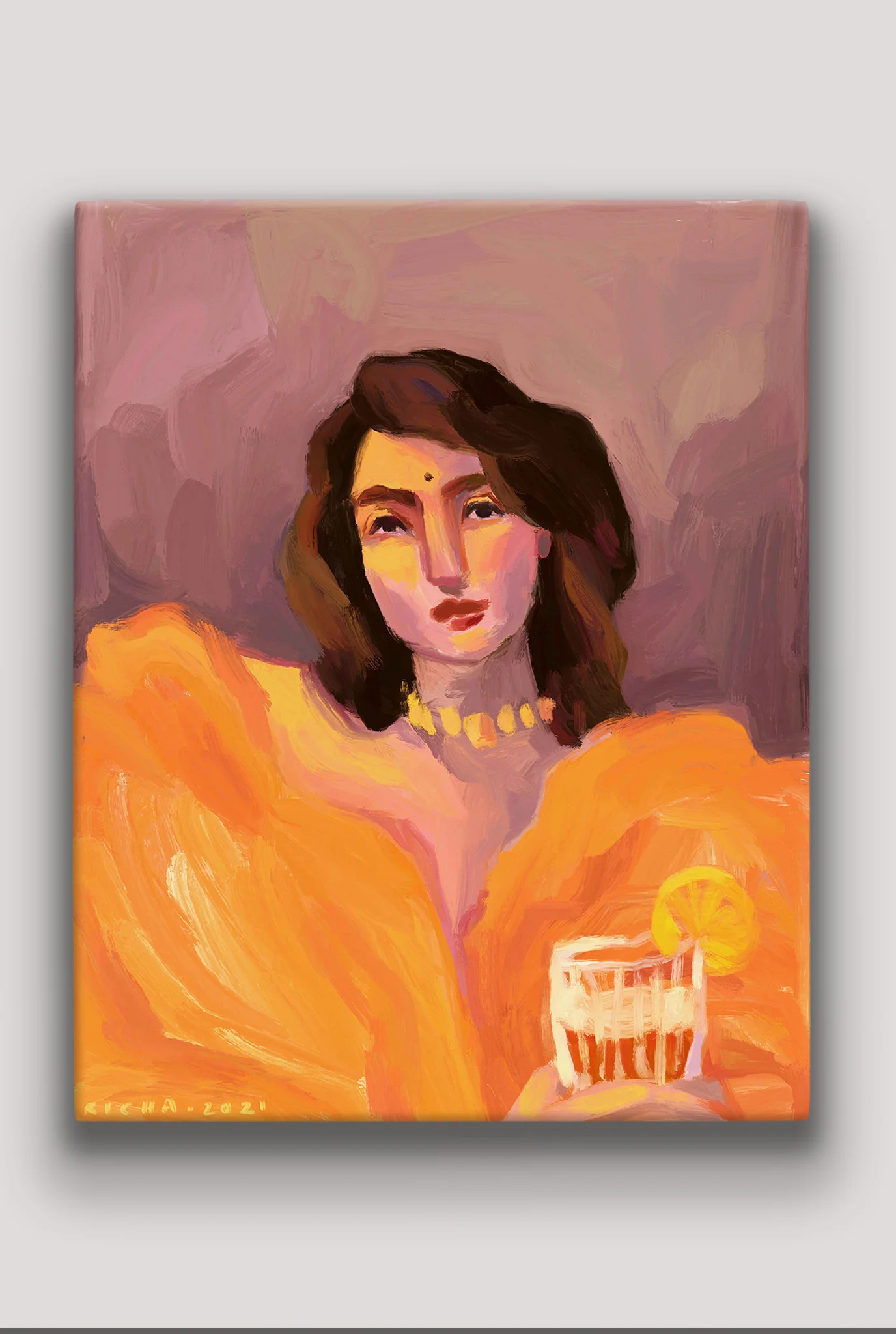 At A Party Art Print