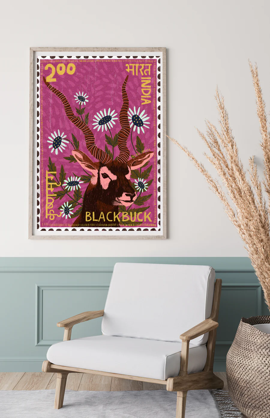 Blackbuck Art Print - Image 2