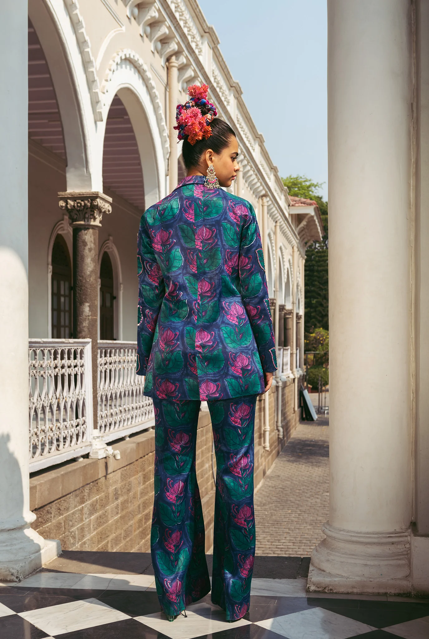 Taragarh Silk Pantsuit - Image 6
