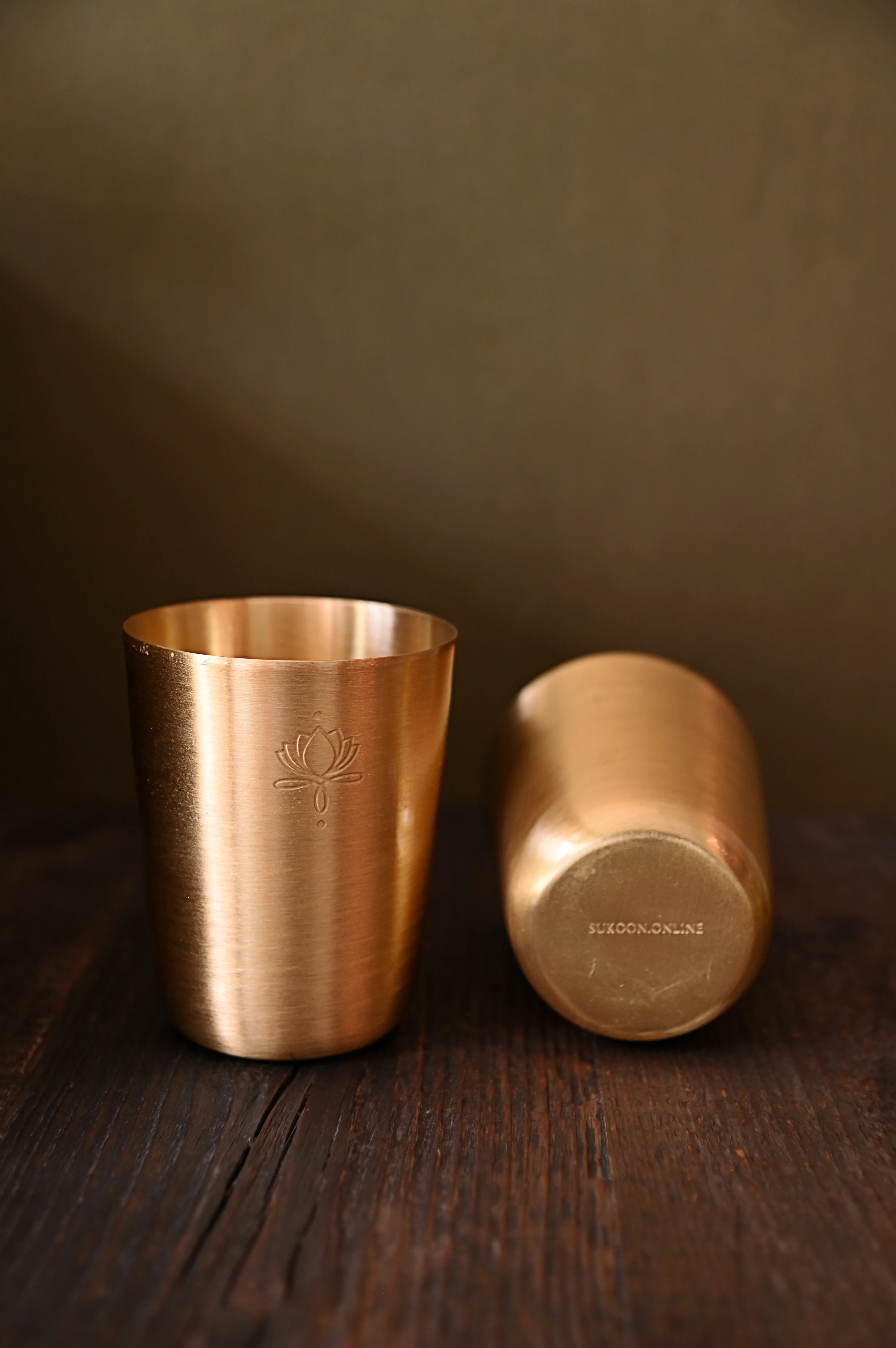 Brass tumblers - set of two - Image 5