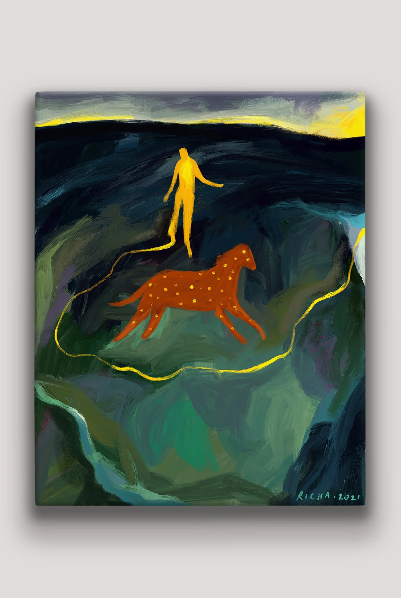 Chasing Light Art Print