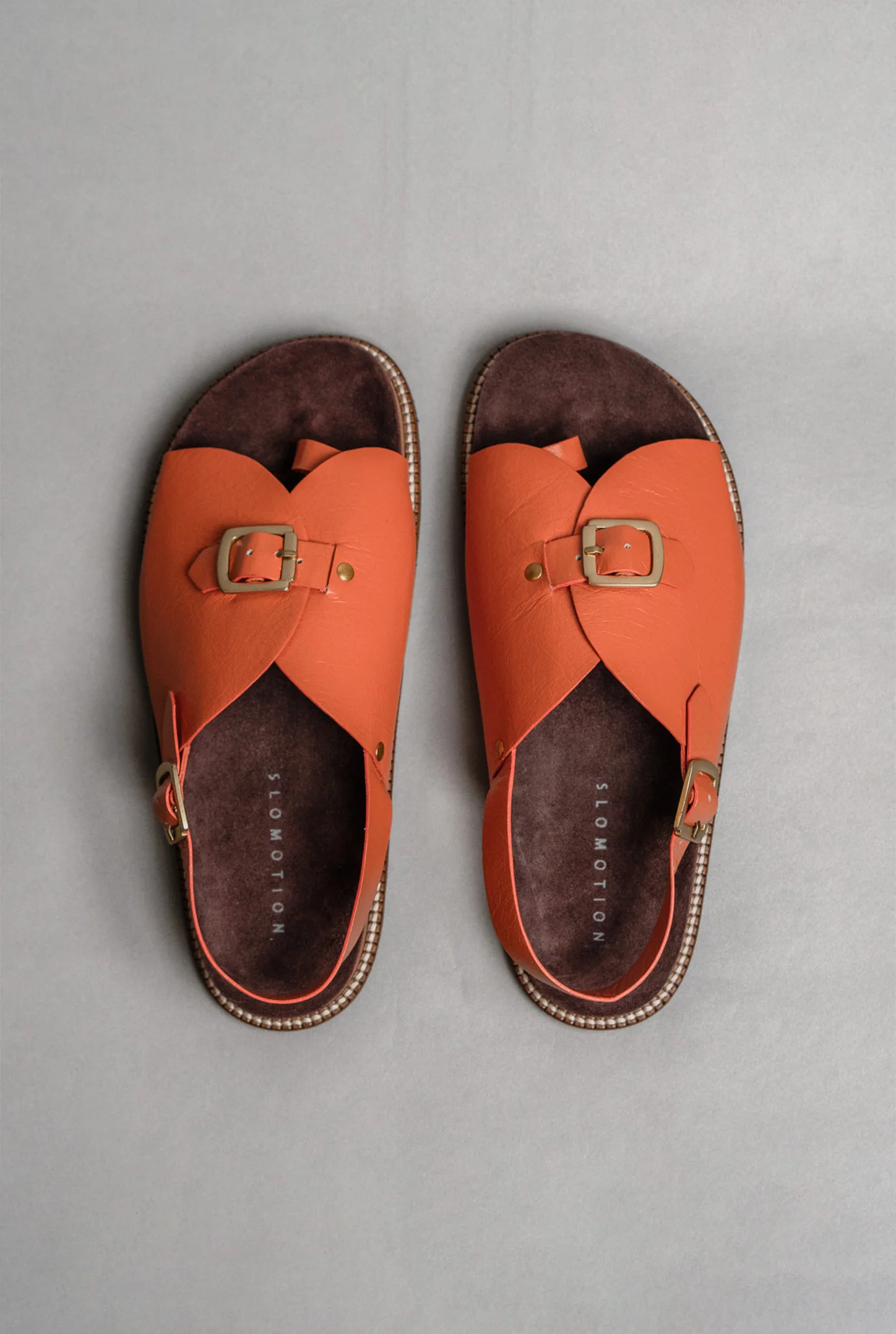 Envelope Cork Sandals Single Buckle - Image 13