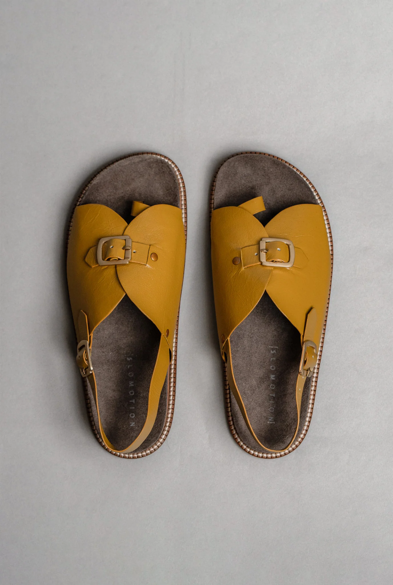 Envelope Cork Sandals Single Buckle - Image 3