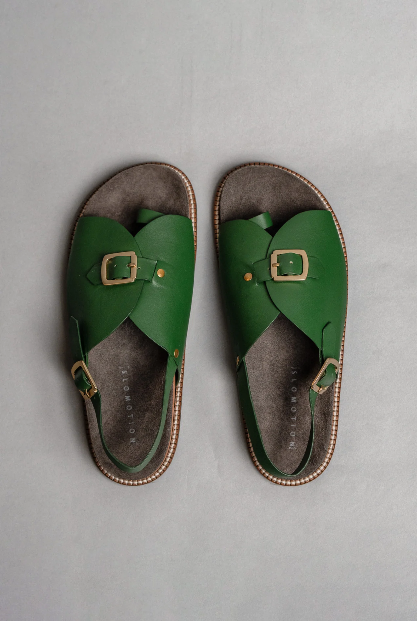 Envelope Cork Sandals Single Buckle - Image 4