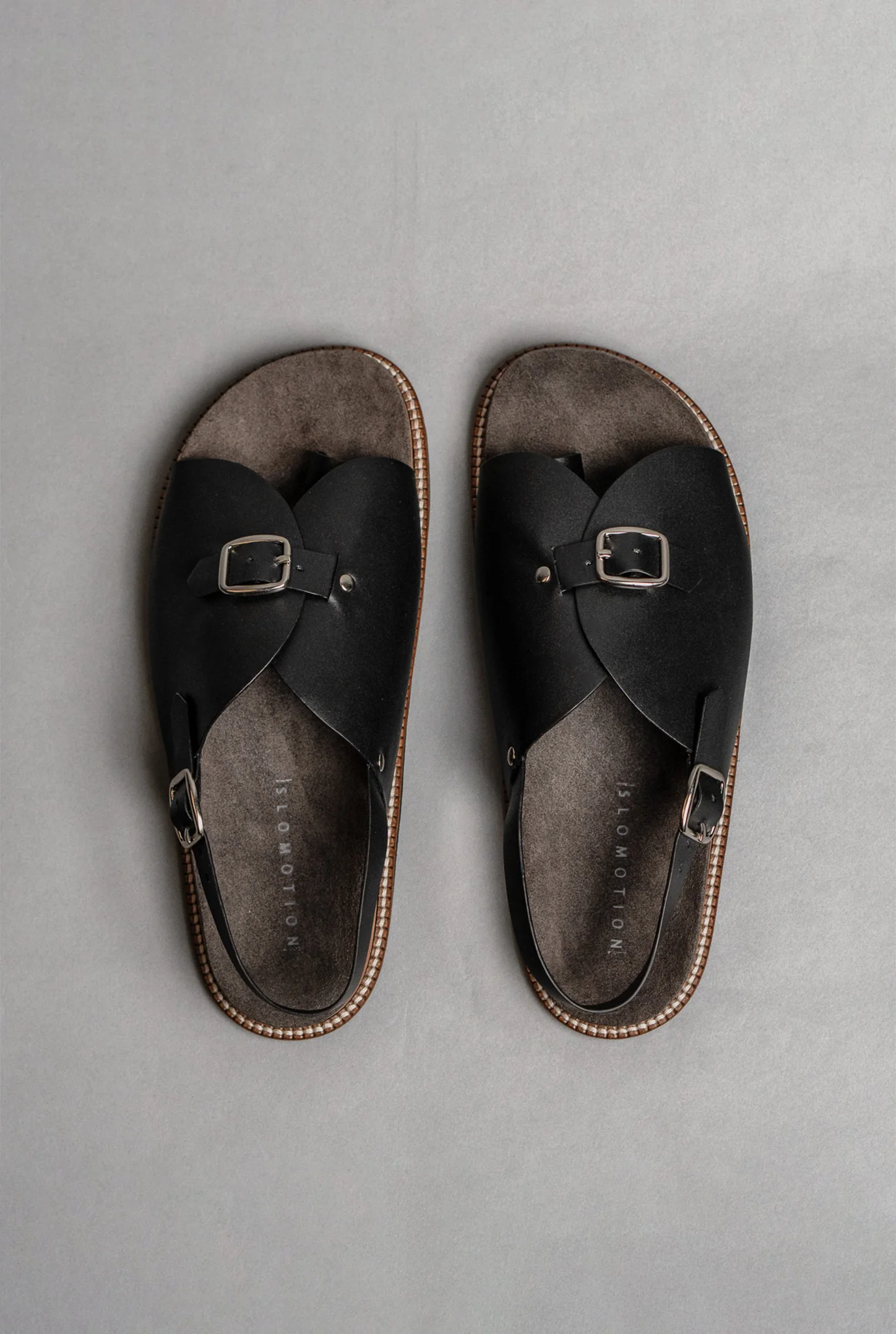 Envelope Cork Sandals Single Buckle - Image 5