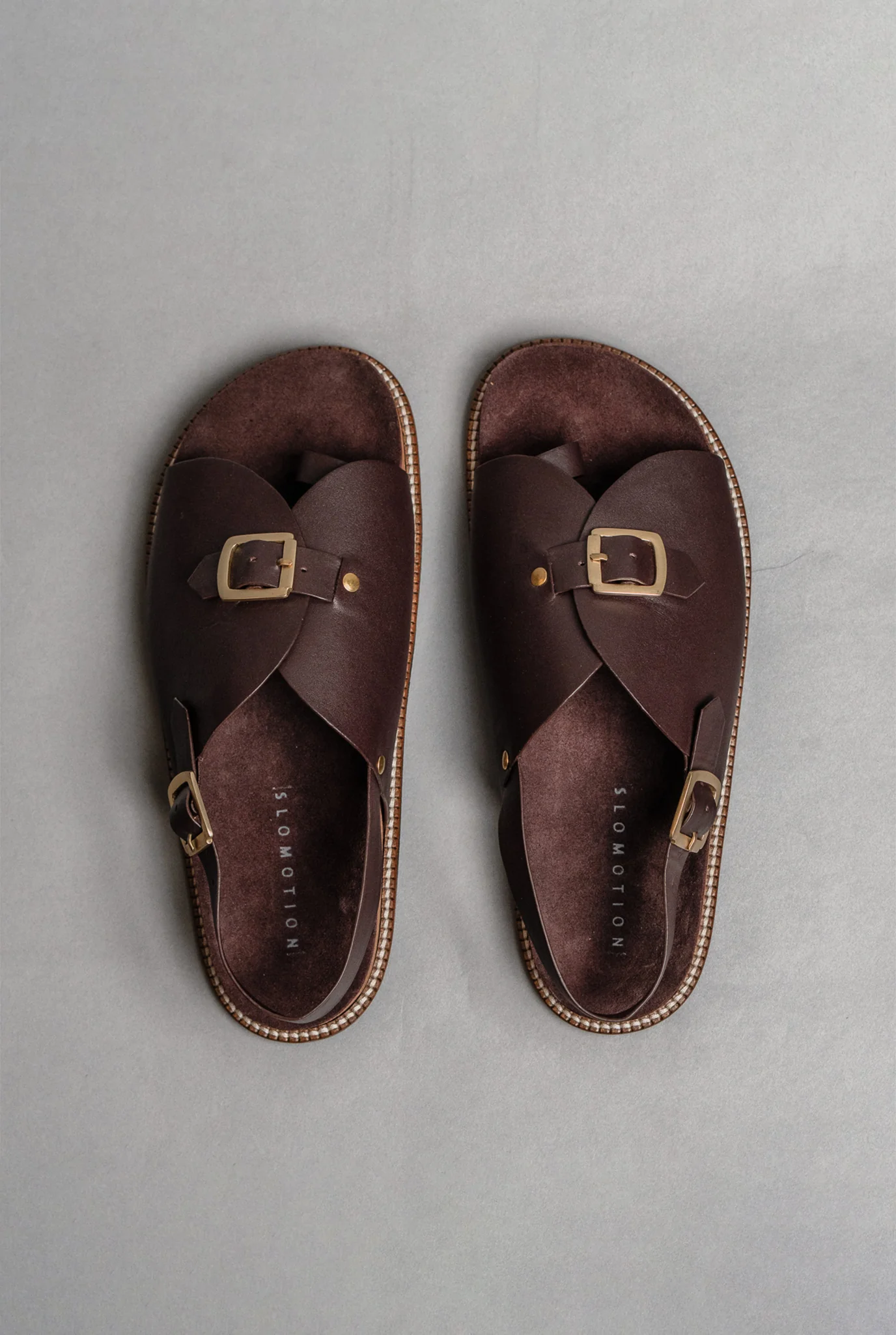 Envelope Cork Sandals Single Buckle - Image 6