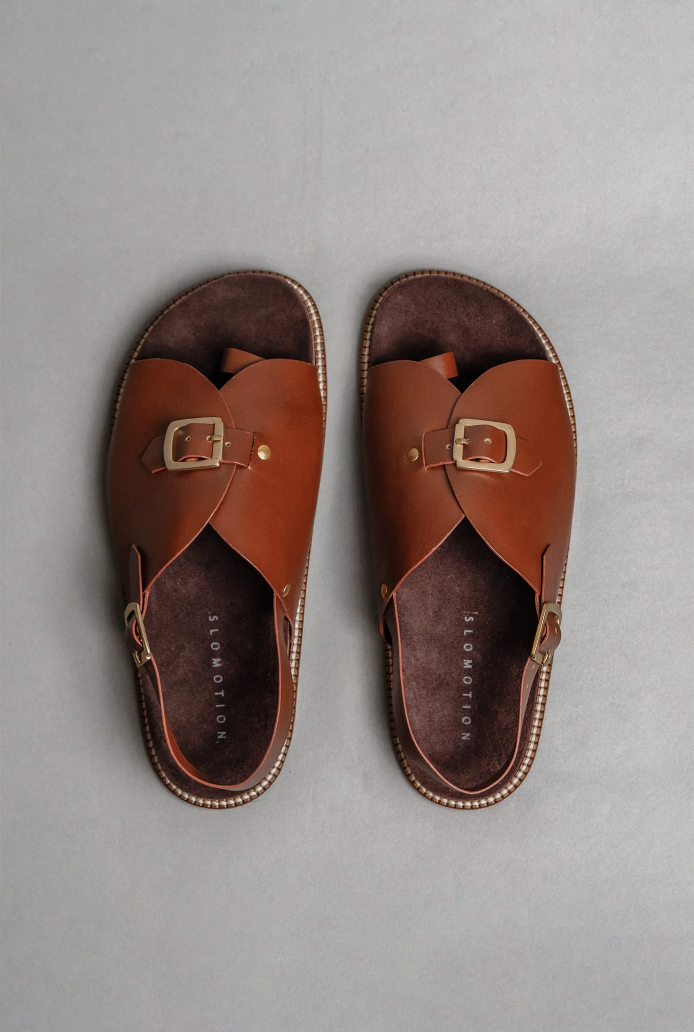 Envelope Cork Sandals Single Buckle - Image 7