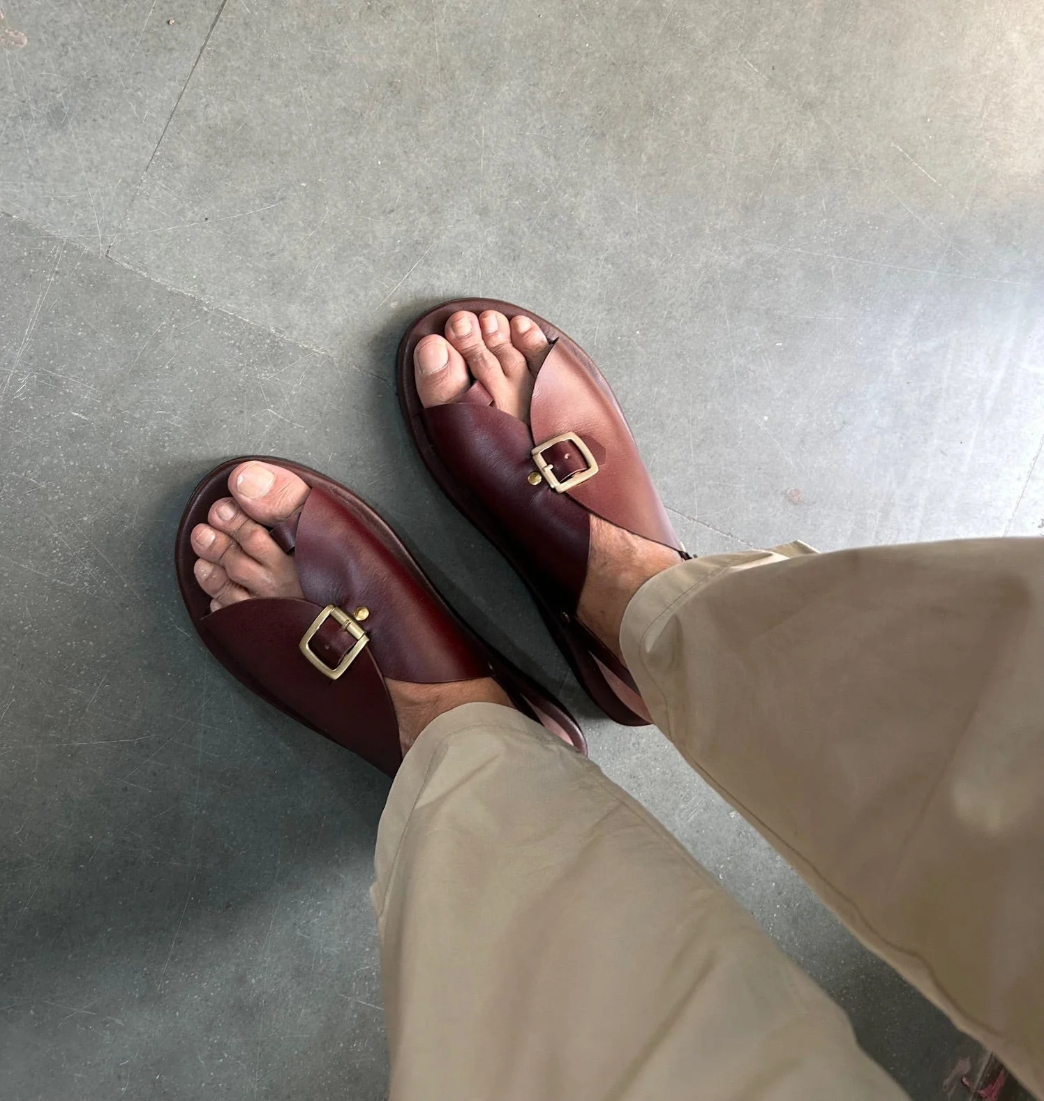 Envelope Sandals Single Buckle - Image 9