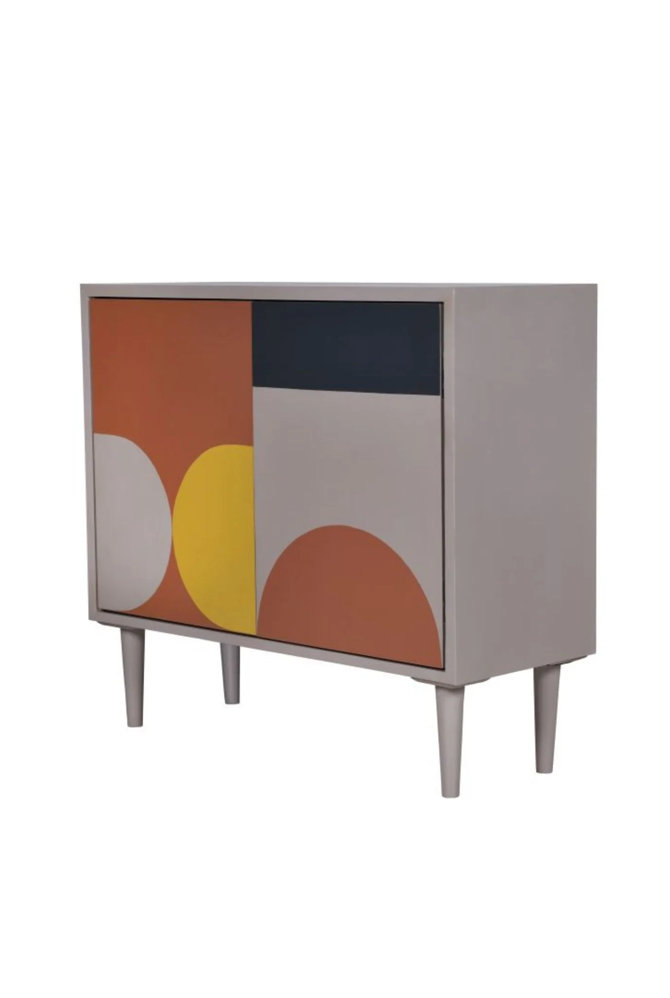 Elegant Grey Storage Cabinet (Shipping Only In India) - Image 3