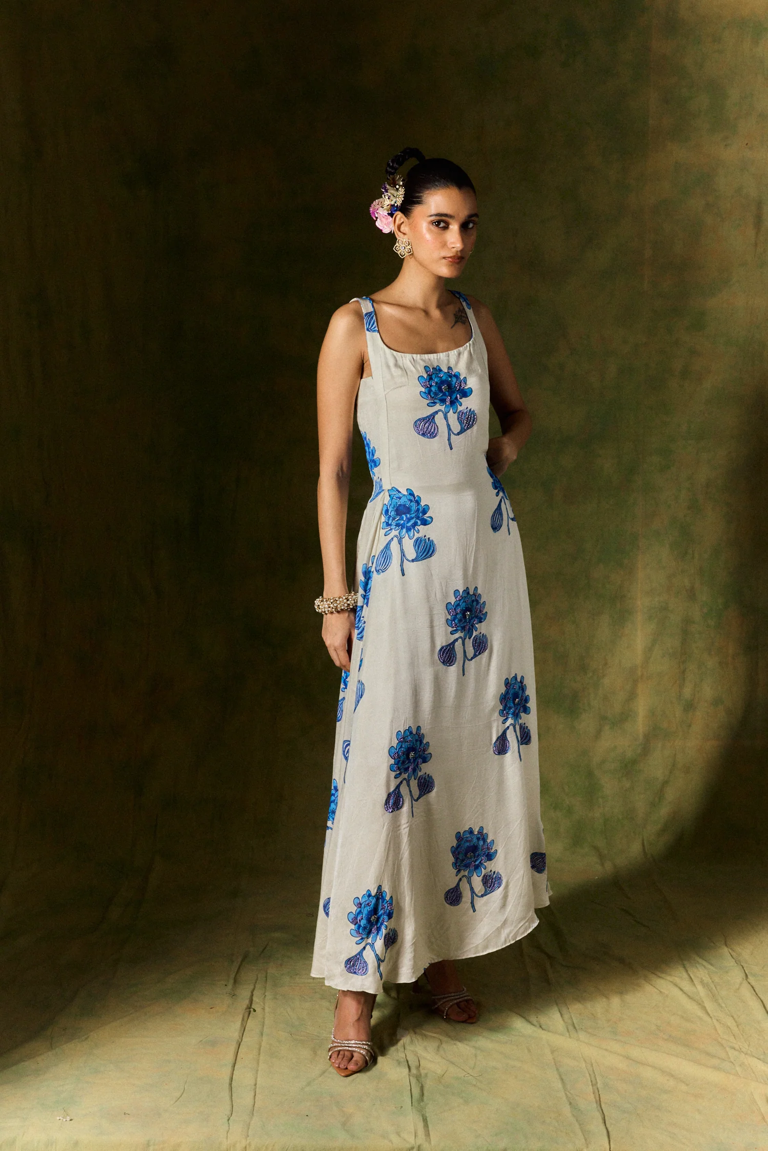 Fizah Silk Dress - Image 3