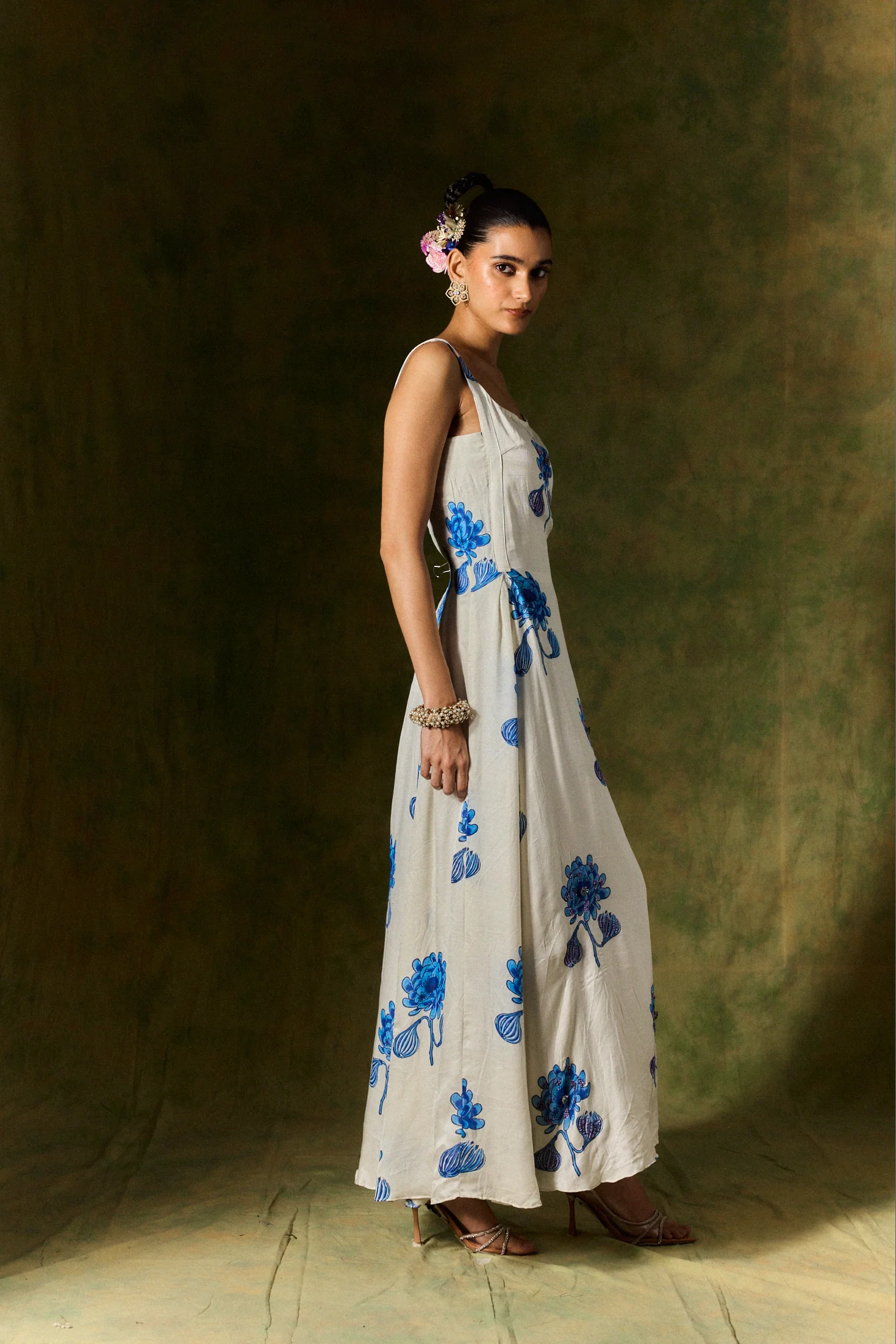 Fizah Silk Dress - Image 4