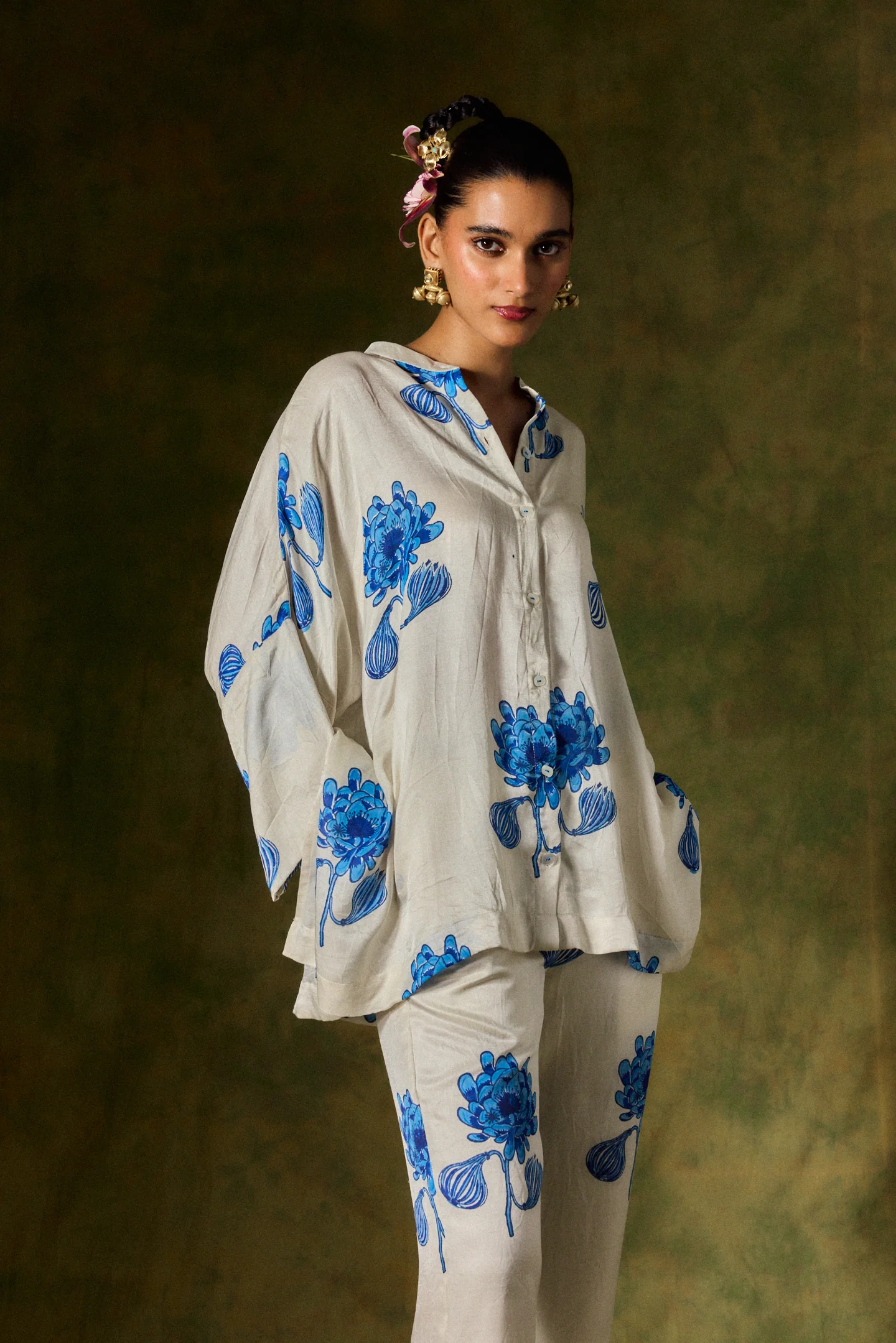 Fizah Silk Short Kurta - Image 3