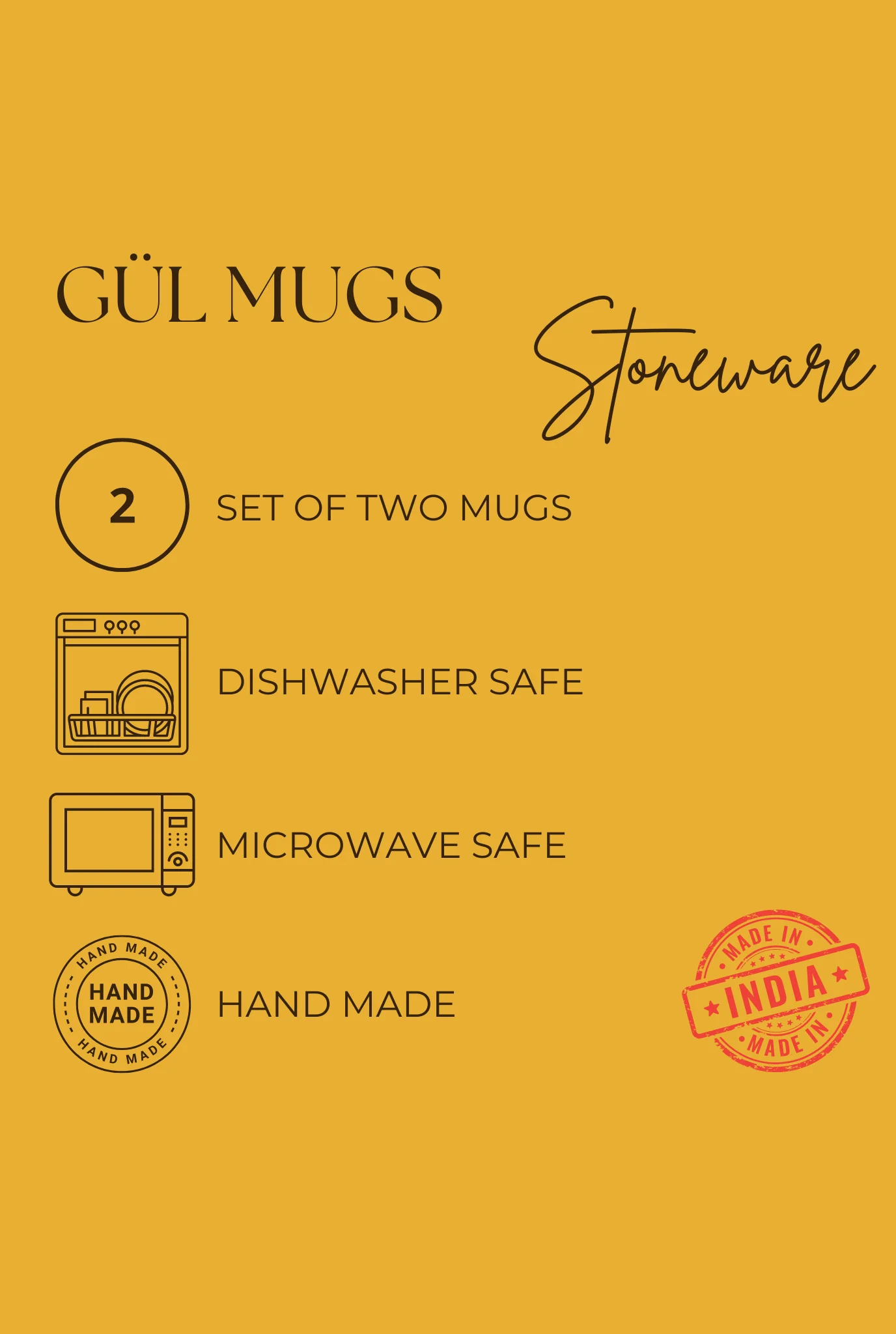 Gül mugs- set of two - Image 5