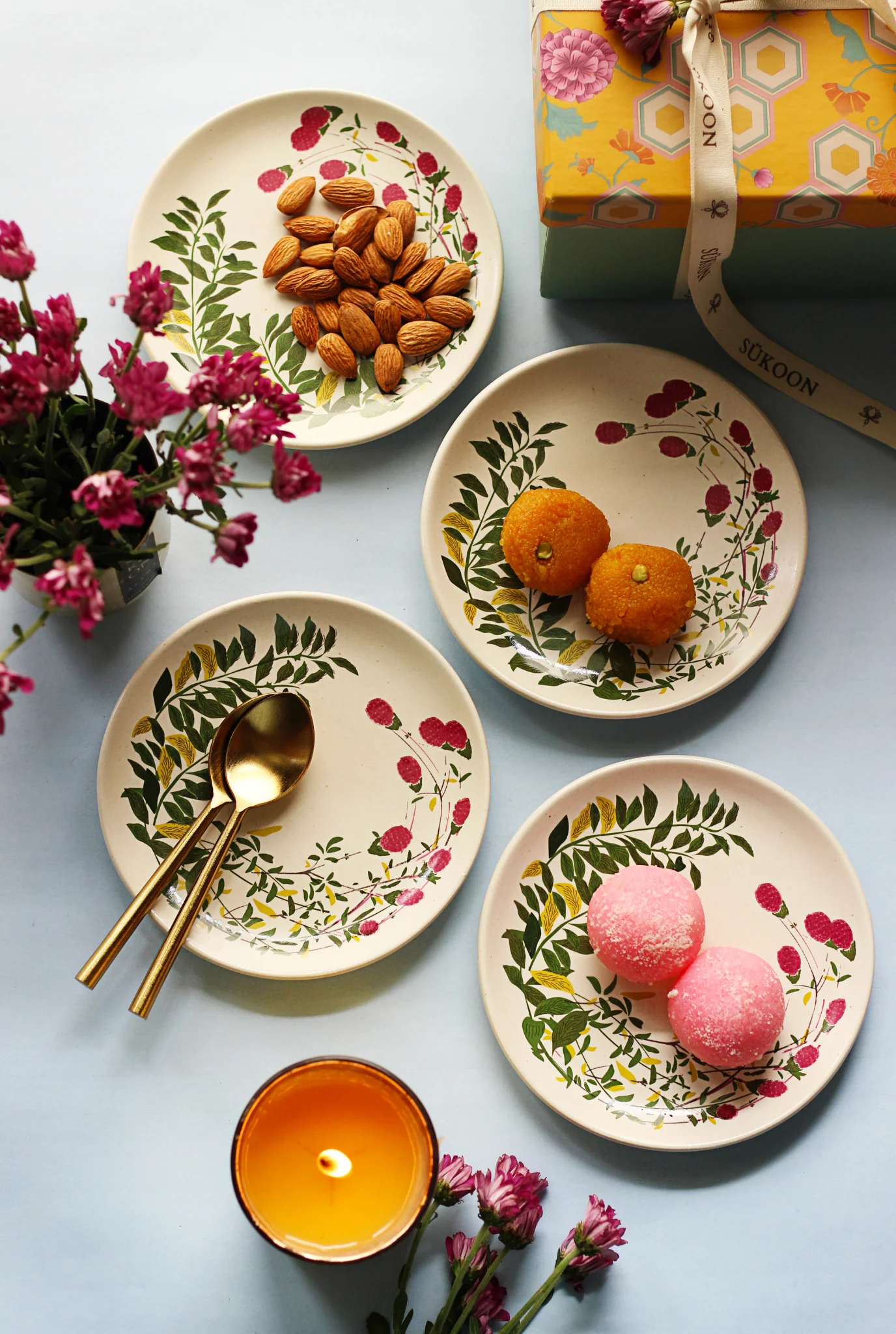 Gül plates - set of four - Image 7