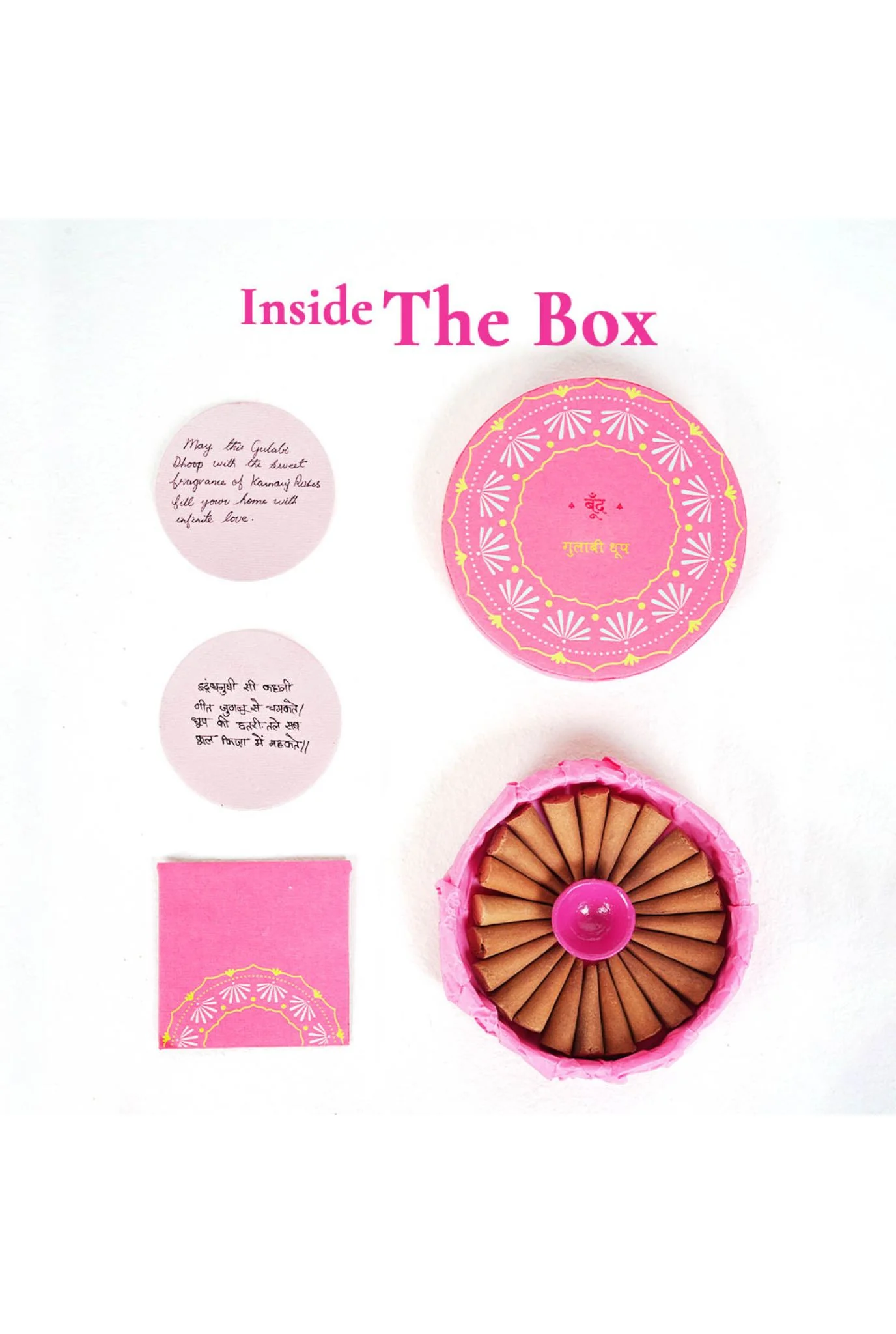 Gulabi Dhoop - Indian Rose Incense Cones - Image 4