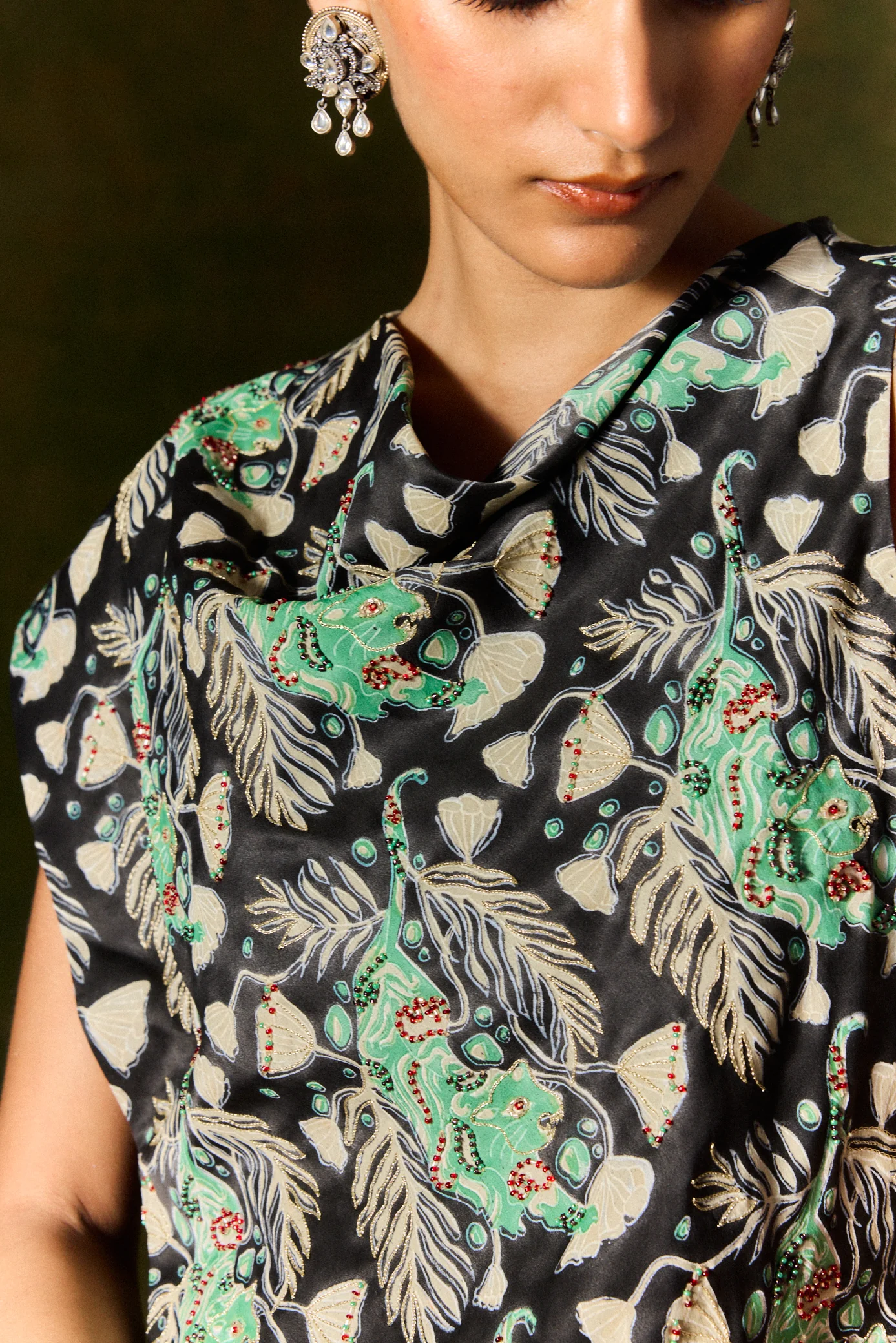 Gulsher Silk Blouse - Image 8
