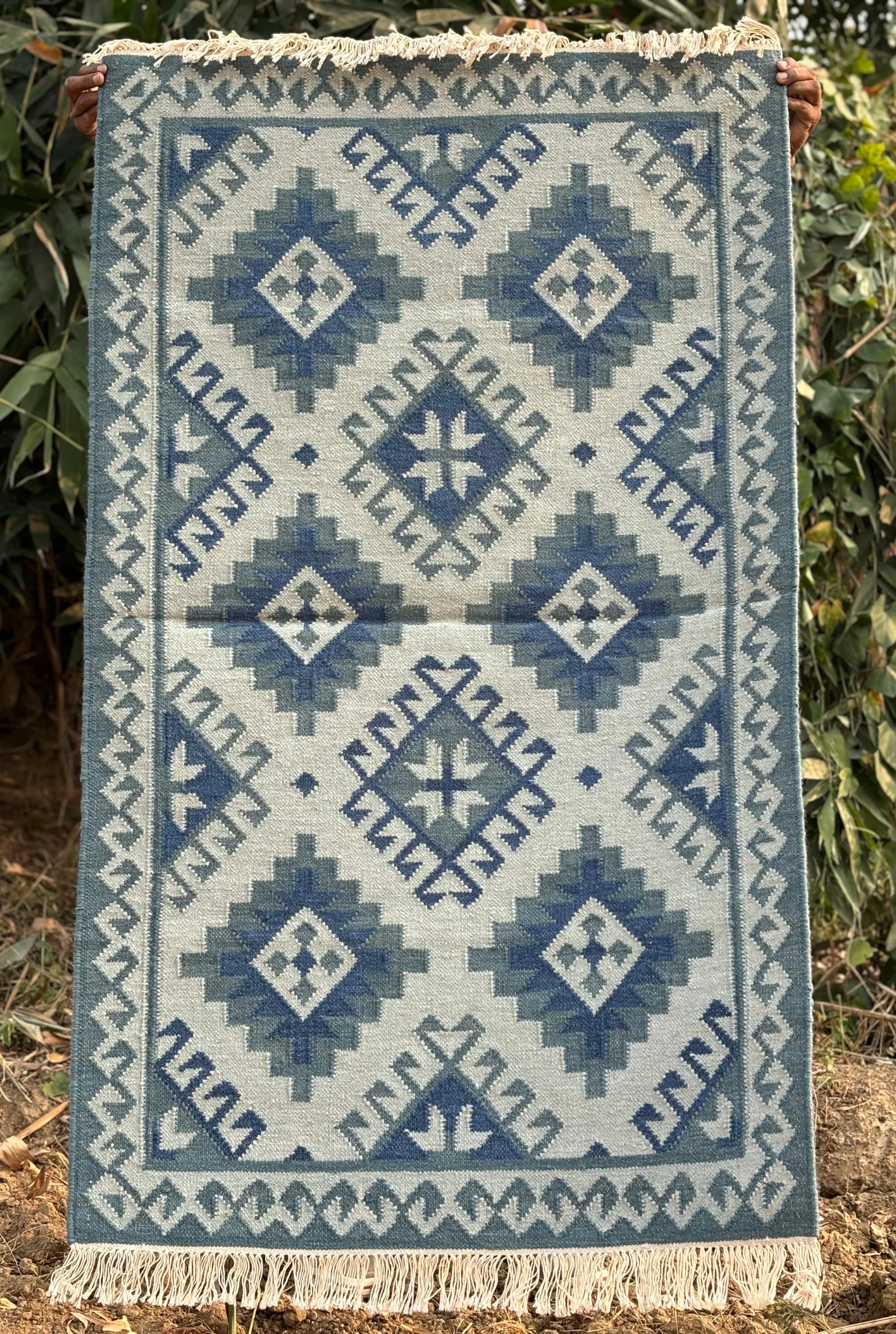 Hand-Woven Jharna Rug