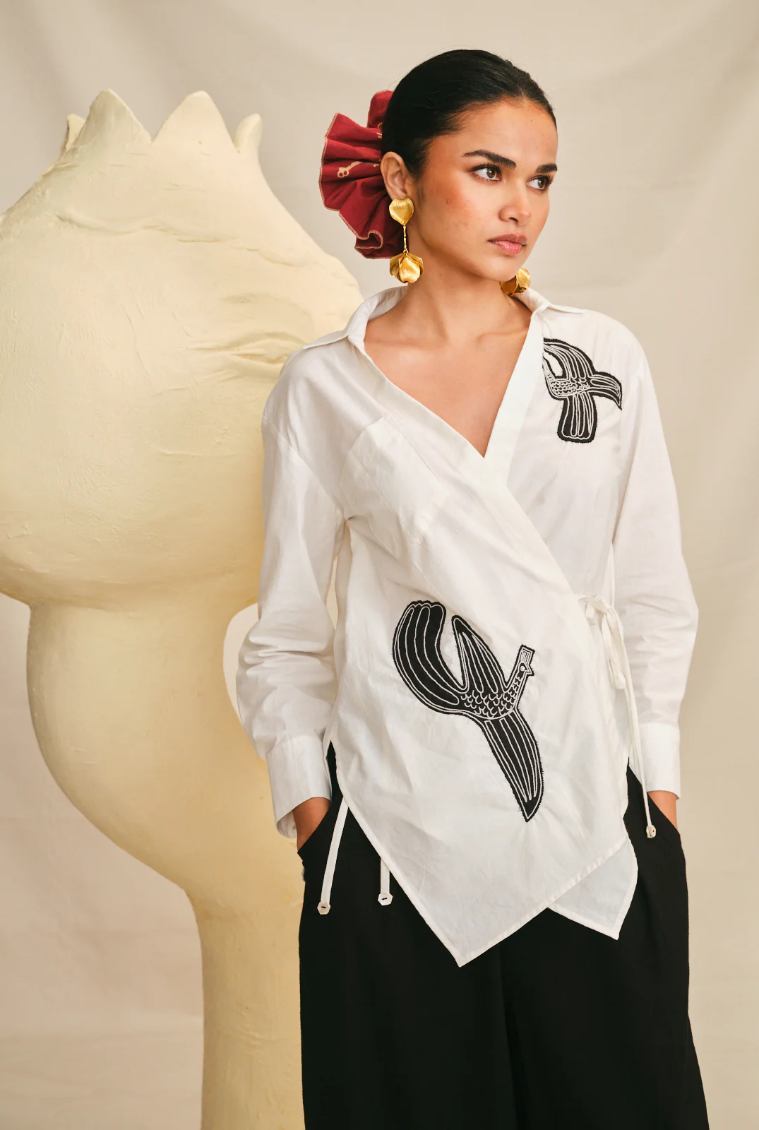 Hasan Wrap Shirt - Image 4