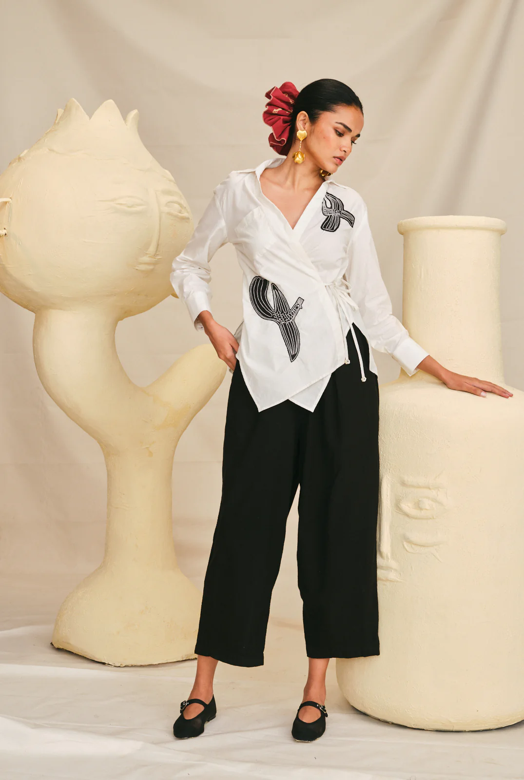 Hasan Wrap Shirt - Image 5