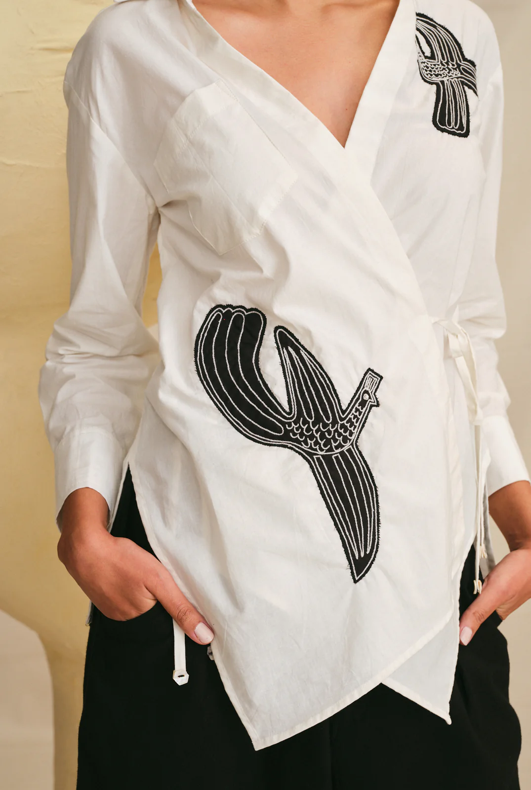 Hasan Wrap Shirt - Image 6