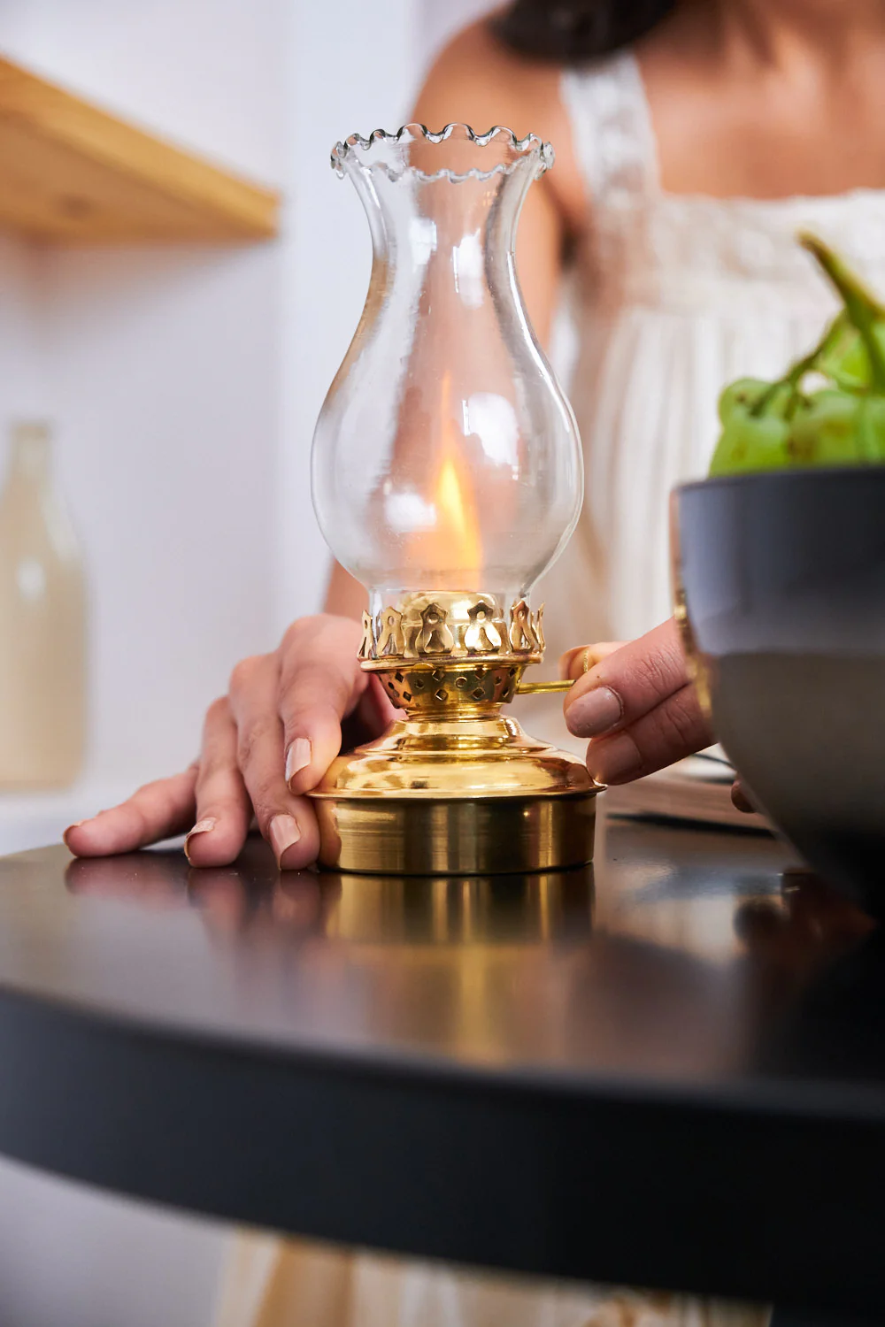 Huile Brass oil lamp - Image 6