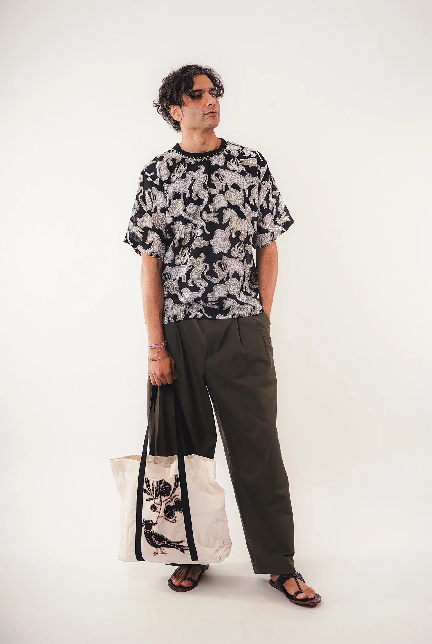Ika Oversized Mens Tshirt - Image 4