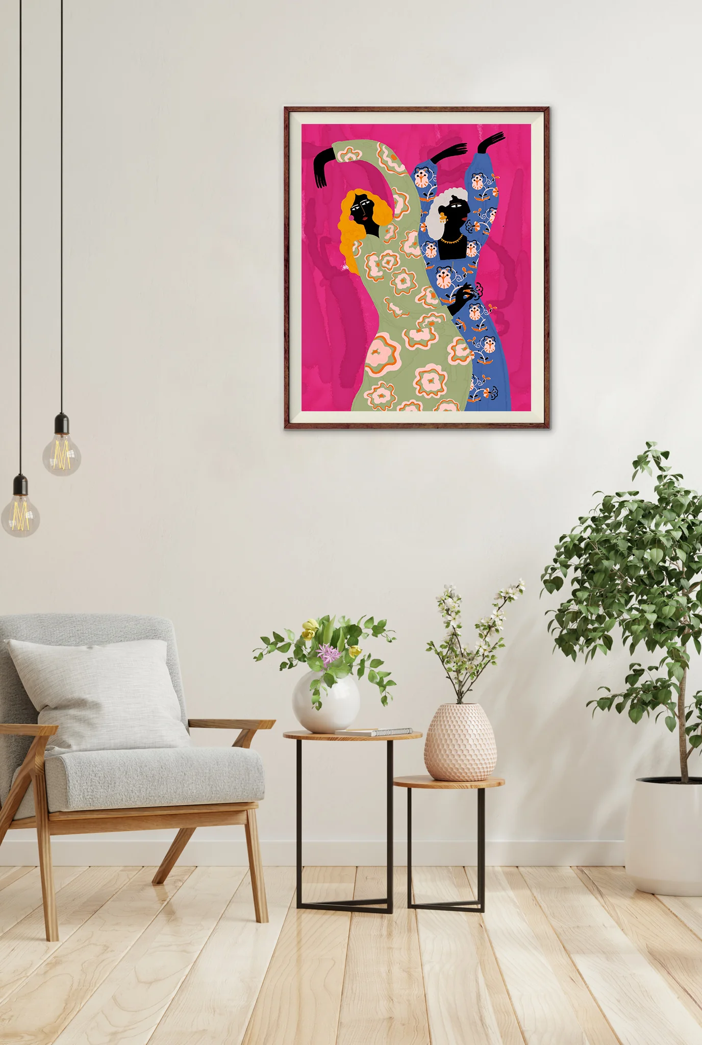 Jackie X Elle Wonderwall Art Print - Image 2