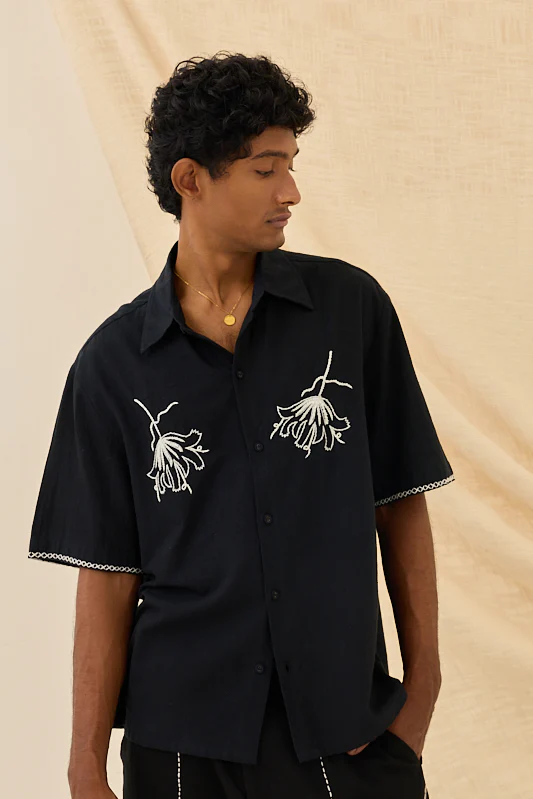 Jugnu Handloom Boxy Fit Shirt - Image 5