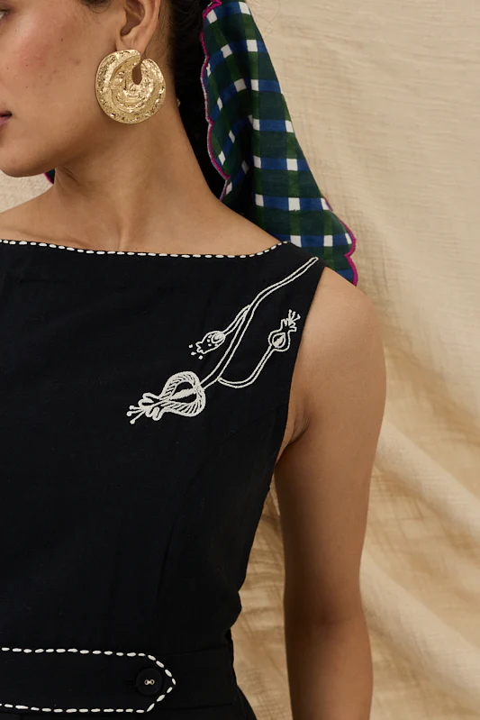 Jugnu Handloom Dress - Image 3
