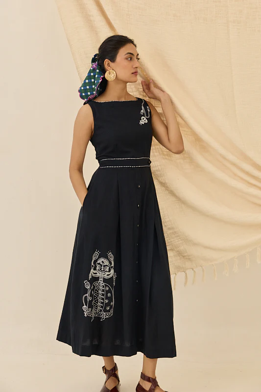 Jugnu Handloom Dress - Image 5