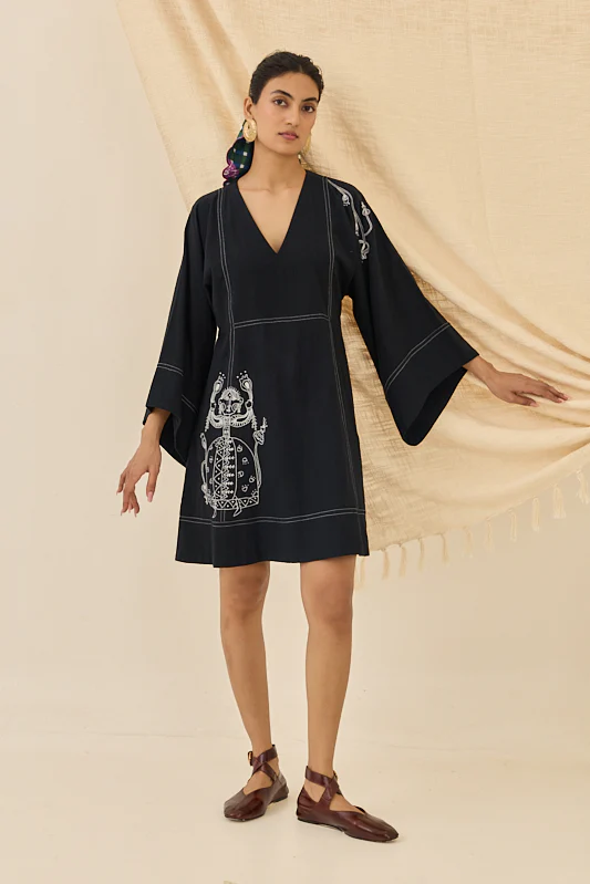 Jugnu Handloom Shift Dress - Image 2