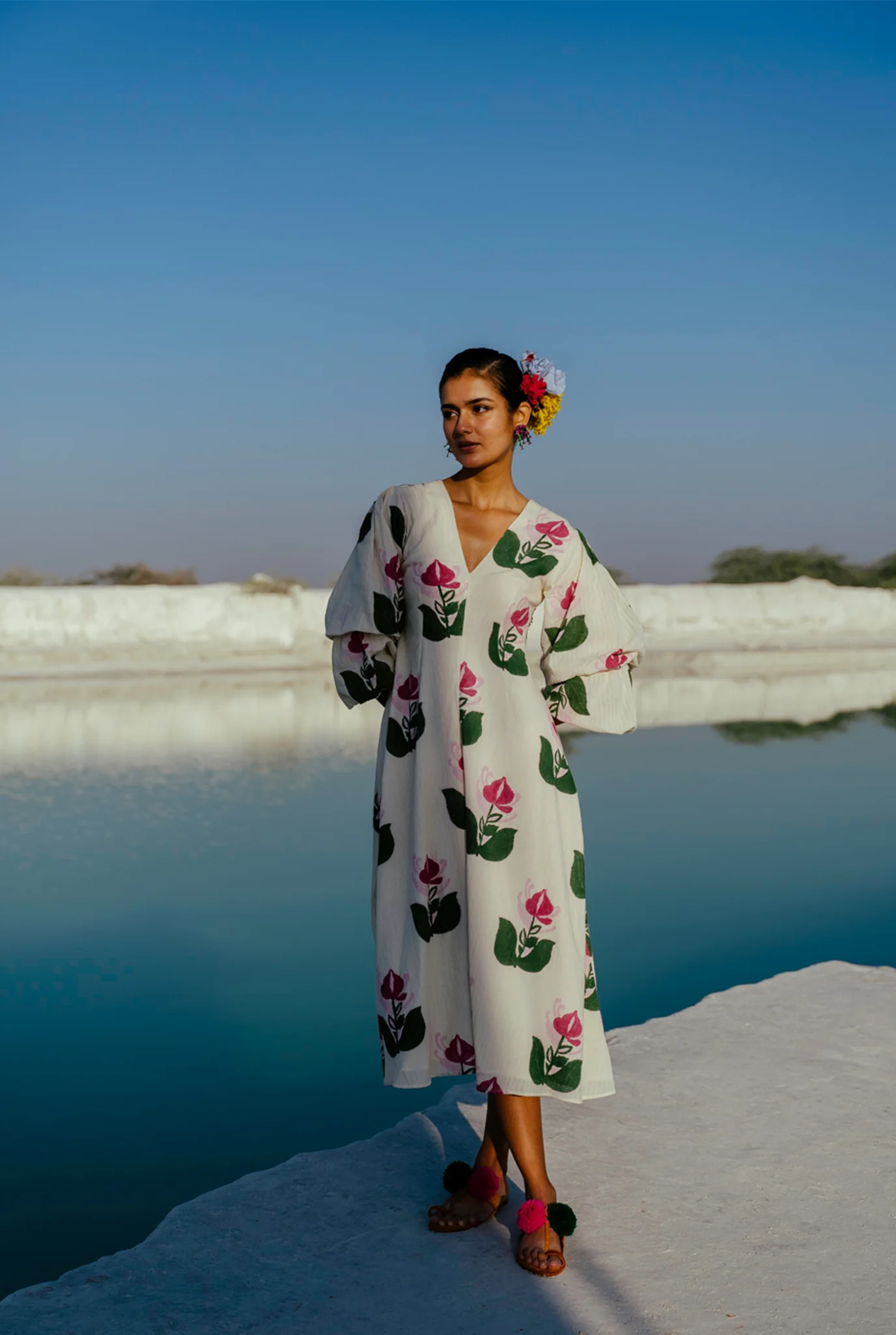 Dione Handloom Dress - Image 4