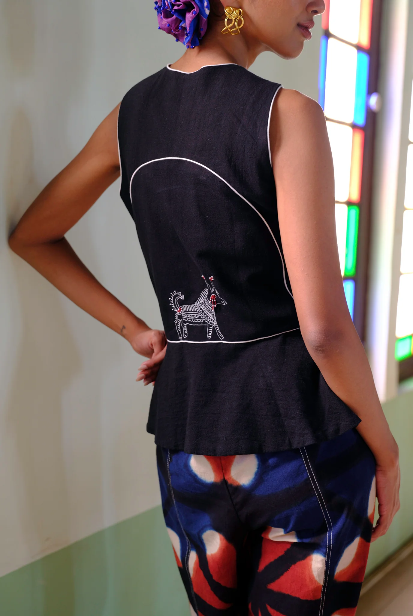 Kokum Handloom Blouse - Image 4