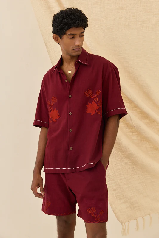 Kuhu Handloom Boxy Fit Shirt - Image 2