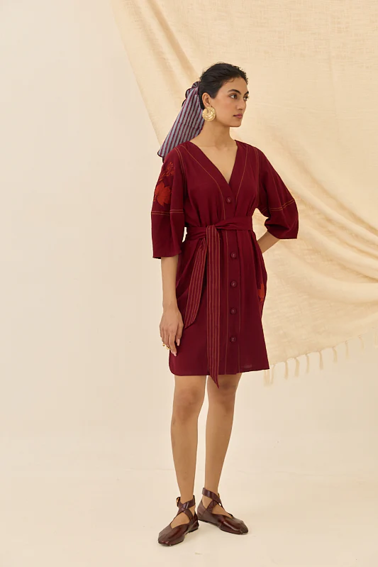 Kuhu Handloom Shift Dress - Image 4
