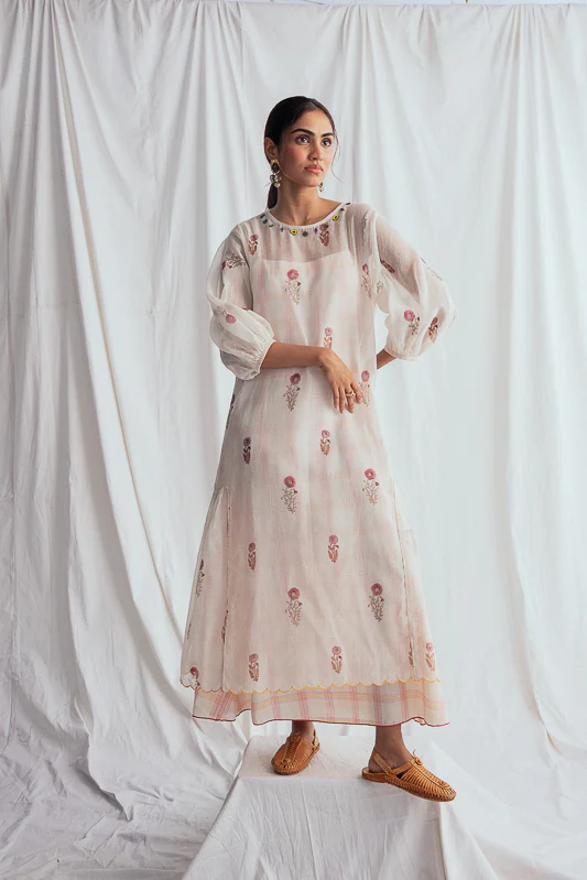 Kulfi Peasant Dress - Image 2