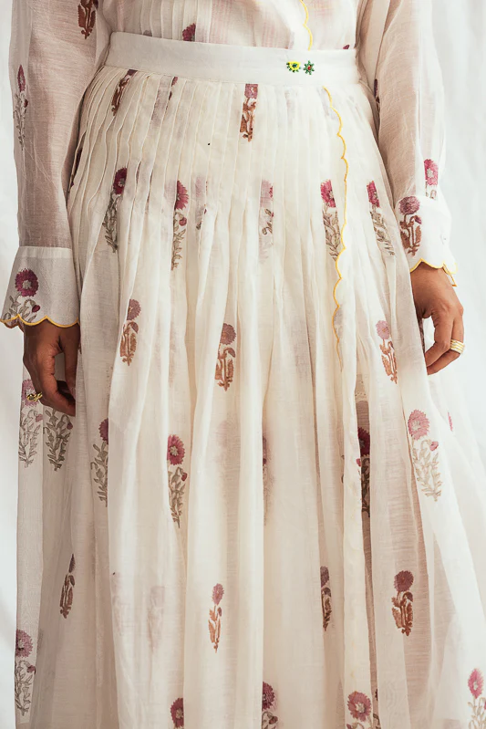 Kulfi Pleated Skirt - Image 3