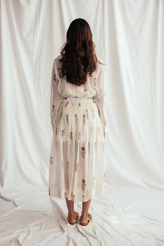 Kulfi Pleated Skirt - Image 4