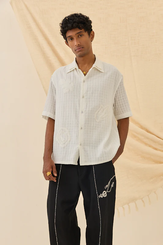 Kunj Handloom Boxy Fit Shirt