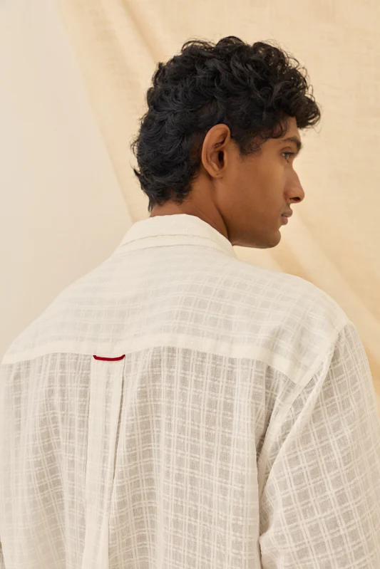 Kunj Handloom Boxy Fit Shirt - Image 4