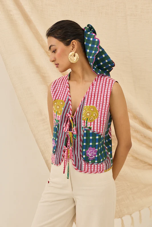Lali Multiprint Waistcoat - Image 3